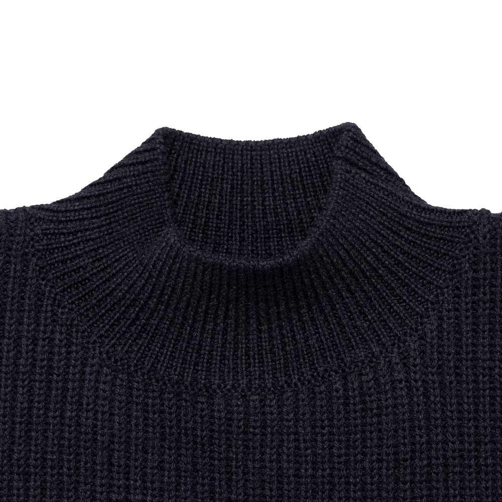 HUMAN MADE  MOC NECK KNIT SWEATER NY-C