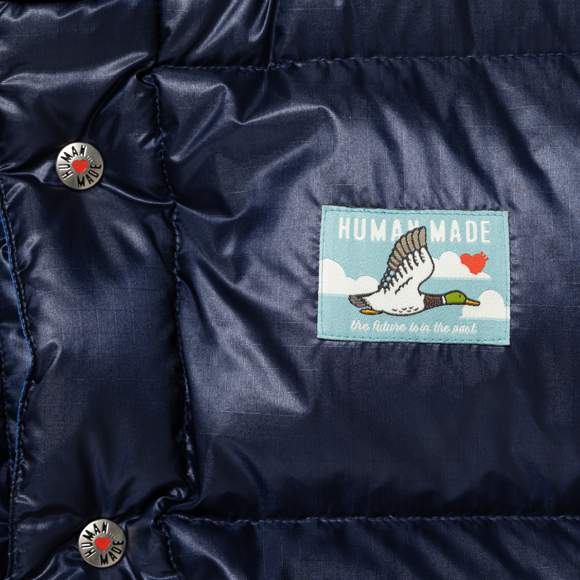 HUMAN MADE  REVERSIBLE DOWN VESTNY-E