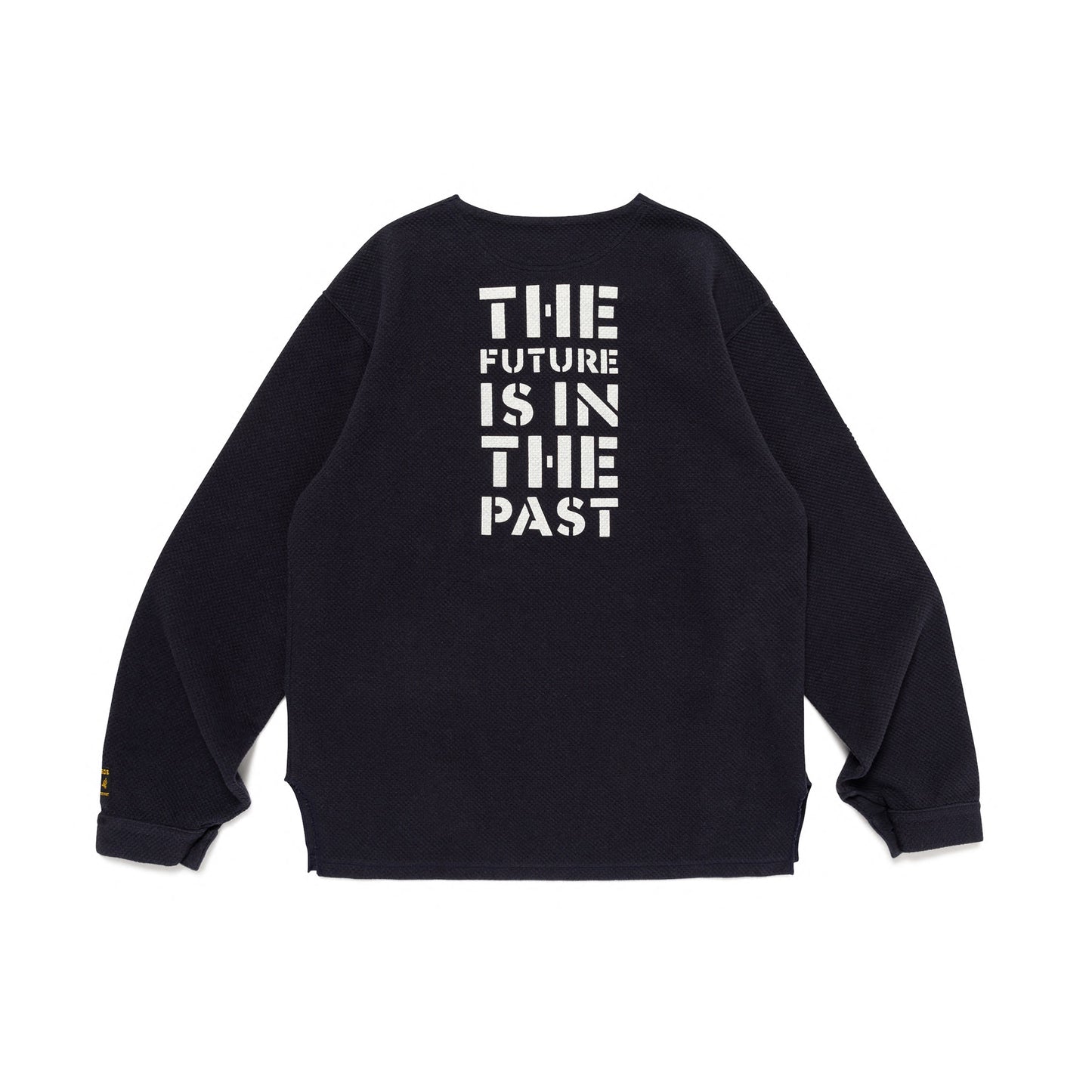 HUMAN MADE  HENLEY NECK L/S T-SHIRT NY-B