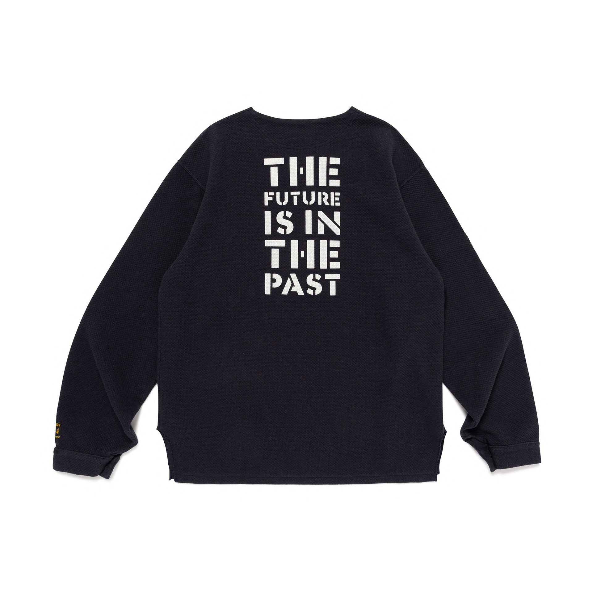 HUMAN MADE  HENLEY NECK L/S T-SHIRT NY-B