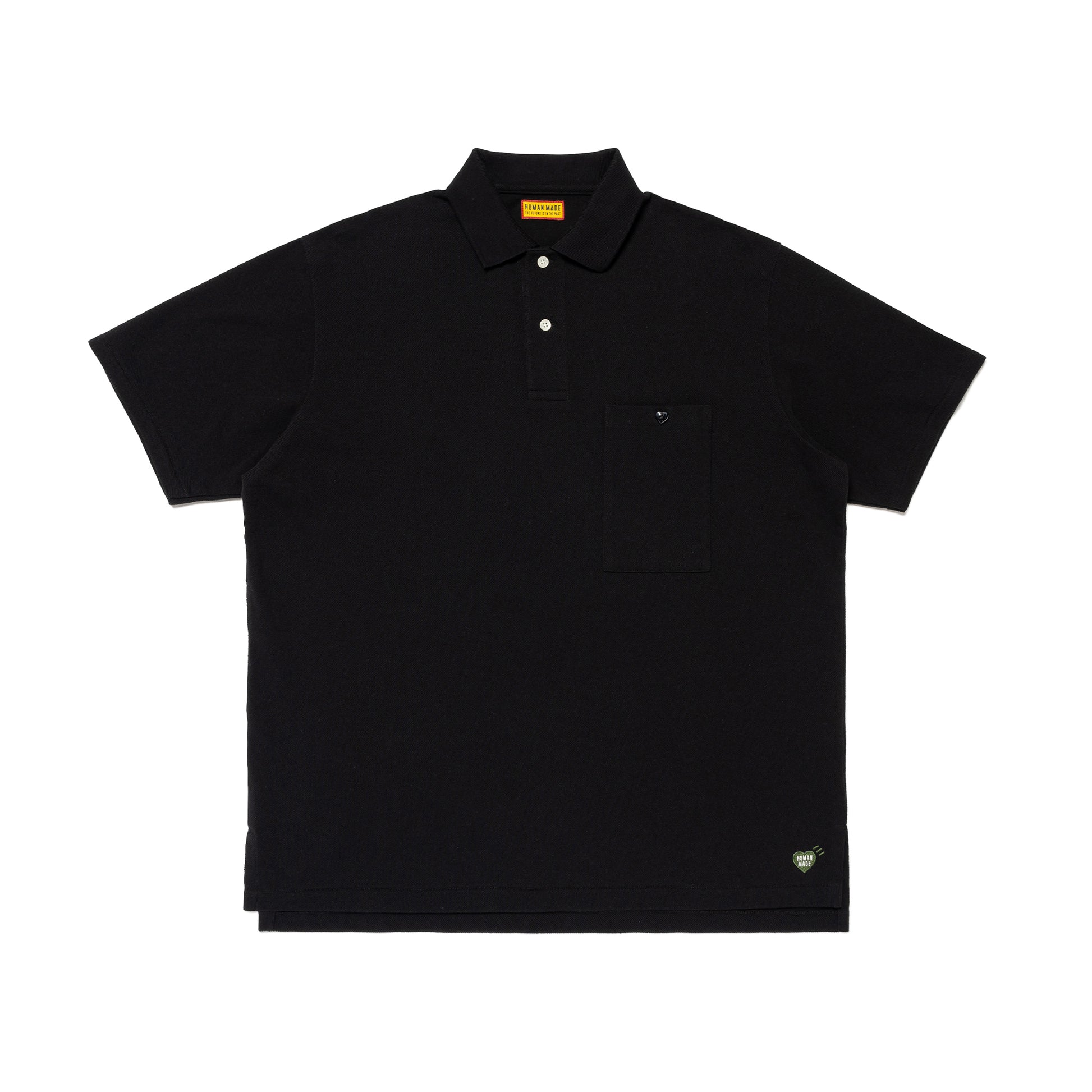 HUMAN MADE BIG POLO SHIRT BK-A
