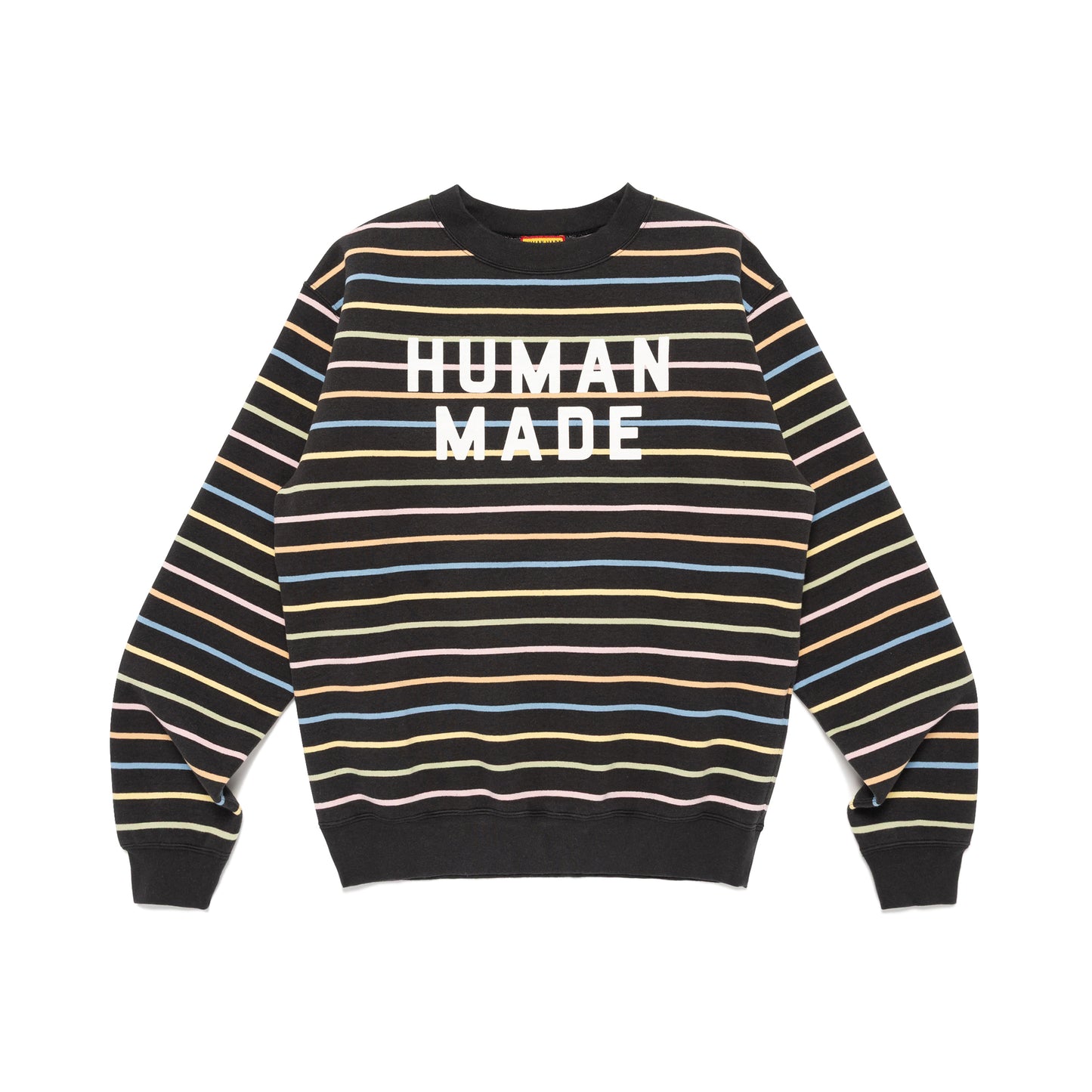 HUMAN MADE MULTI STRIPED SWEATSHIRT BK-A