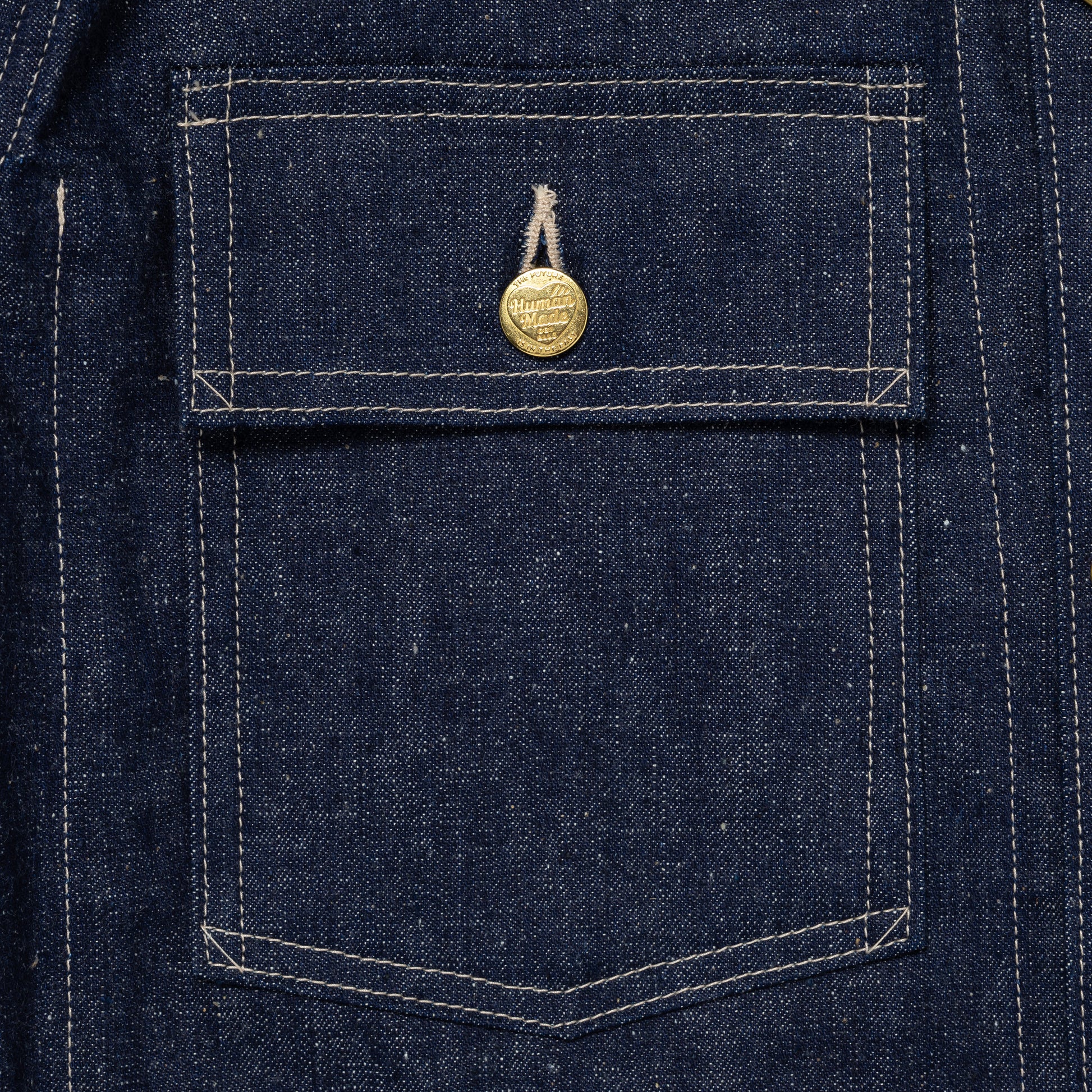 HUMAN MADE DENIM COVERALL PAST IN-E