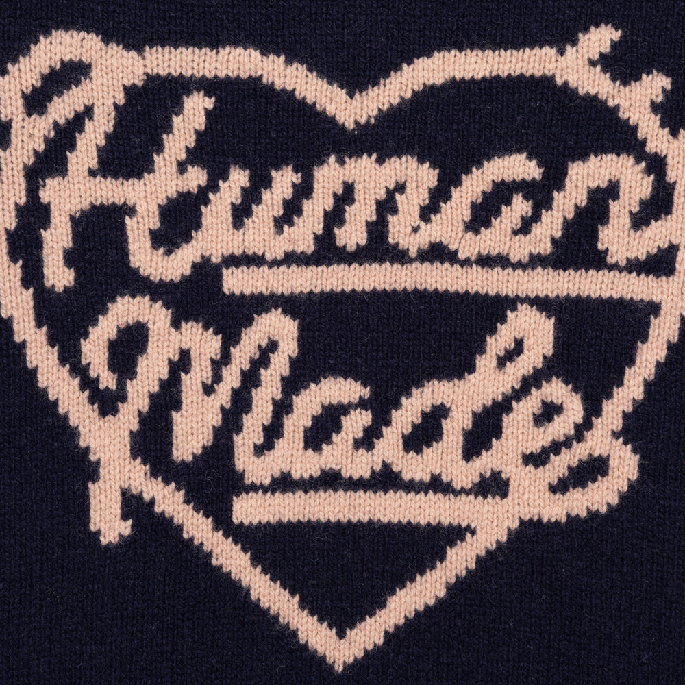 HUMAN MADE HEART KNIT SWEATER NY-D