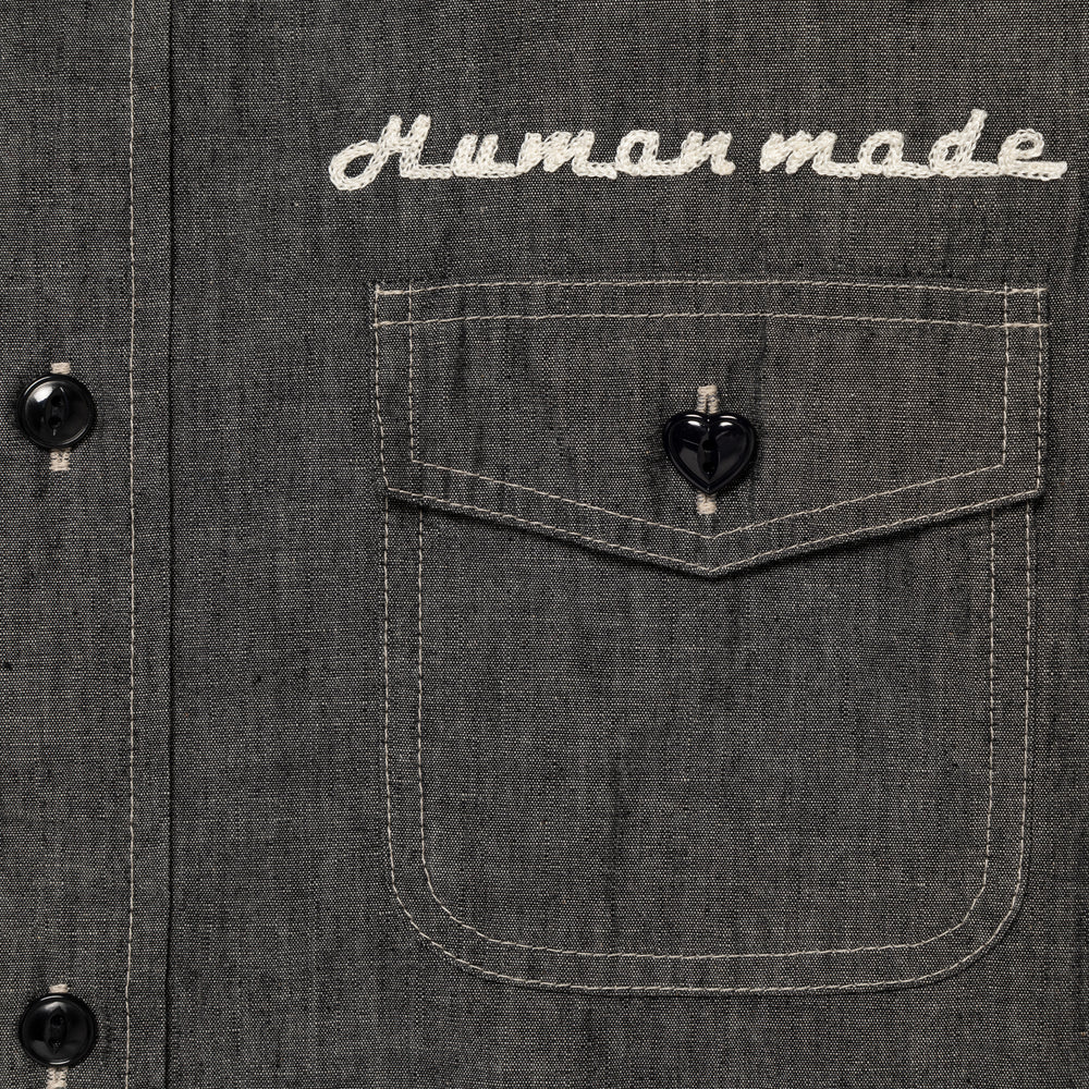 HUMAN MADE CHAMBRAY SHIRTBK-C