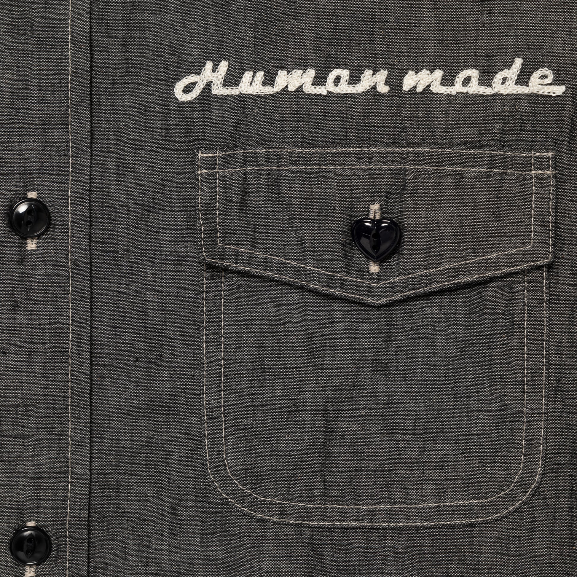 HUMAN MADE CHAMBRAY SHIRTBK-C