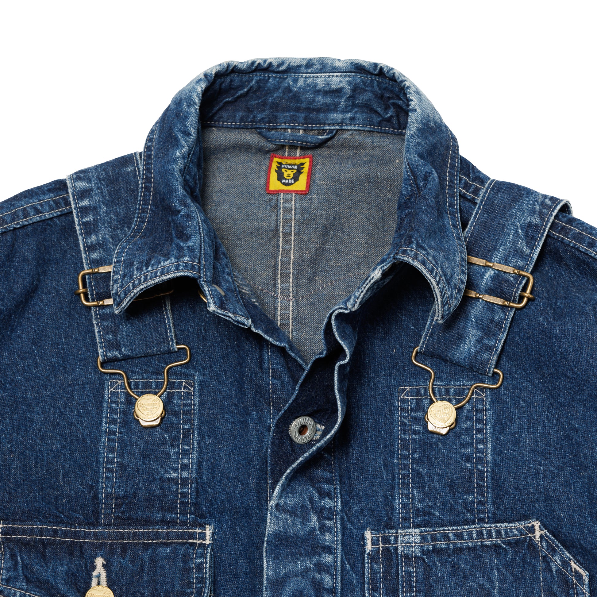 HUMAN MADE  DENIM JUMPSUIT IN -C