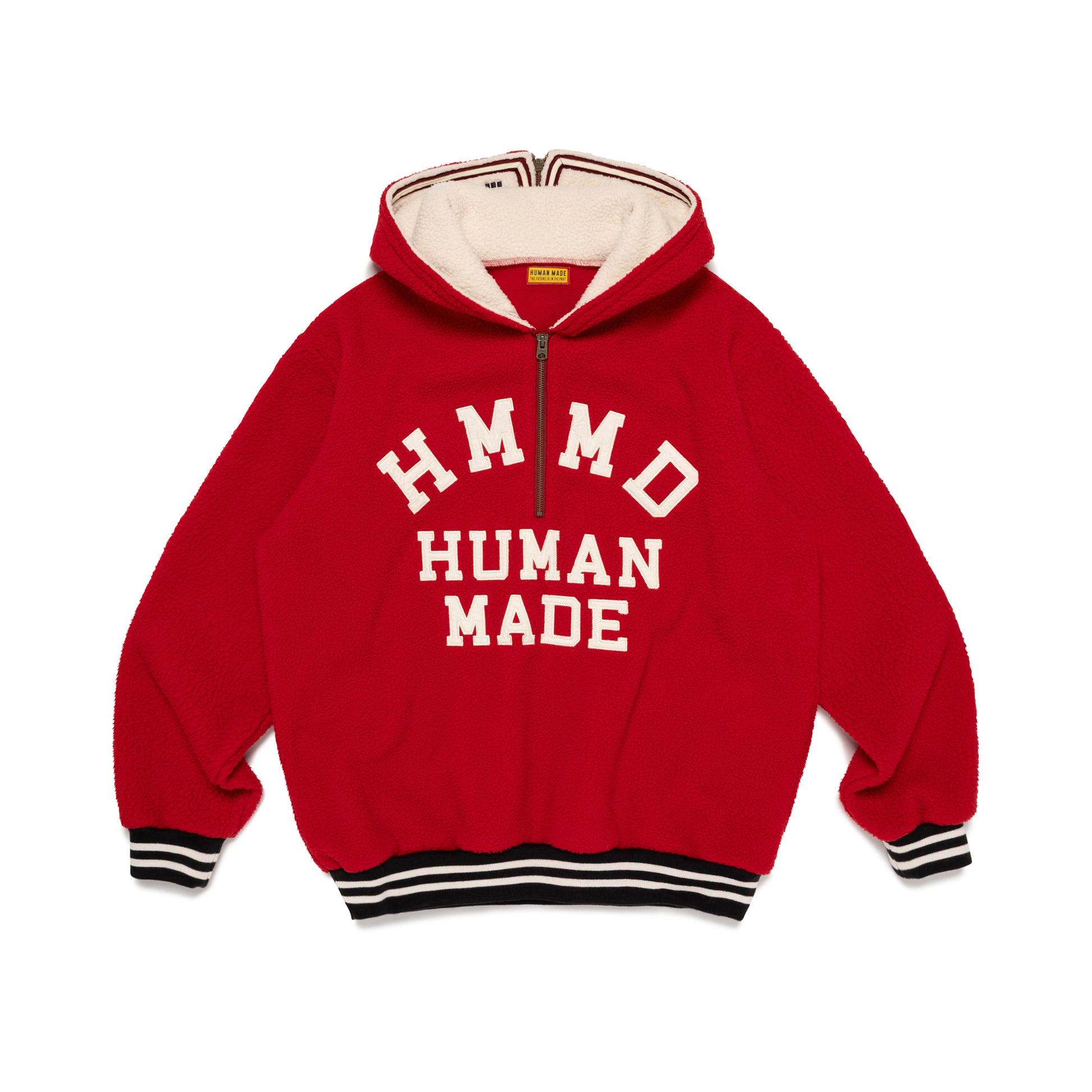 HUMAN MADE HALF-ZIP FLEECE PULLOVER RD-A