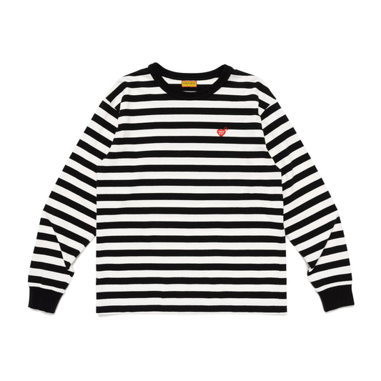 HUMAN MADE  STRIPED L/S T-SHIRT WH-A