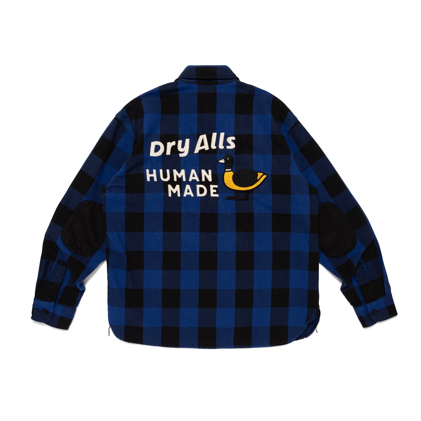 HUMAN MADE HM31-SH-009 CHECK HALF-ZIP SHIRT 1-B