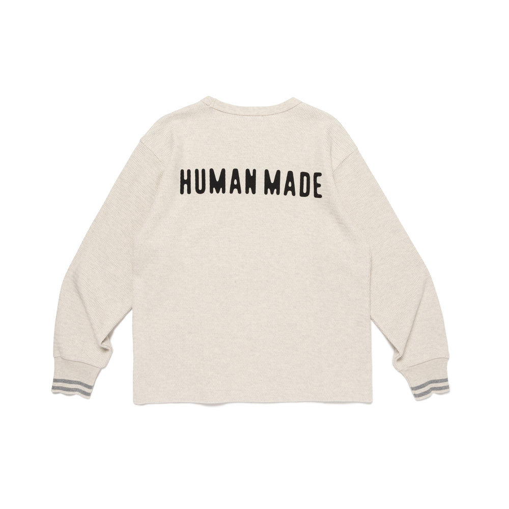 HUMAN MADE THERMAL LS T-SHIRT WH-B