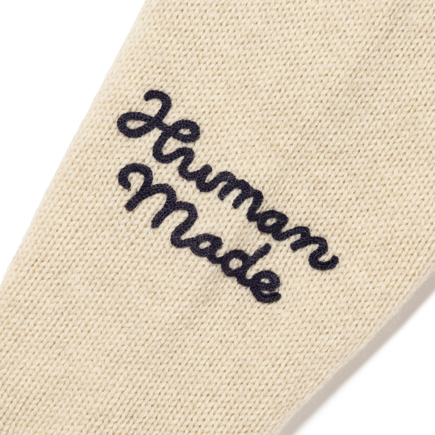 HUMAN MADE ZIP-UP KNIT JACKET WH-F