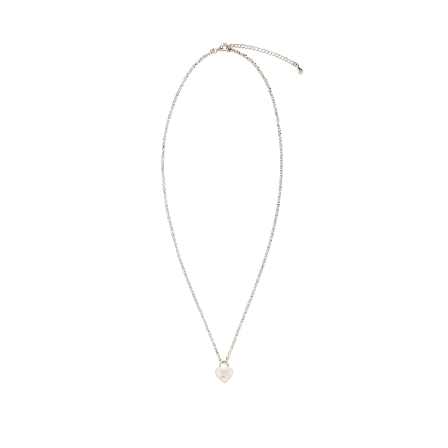 HUMAN MADE HEART SILVER NECKLACE SV-A