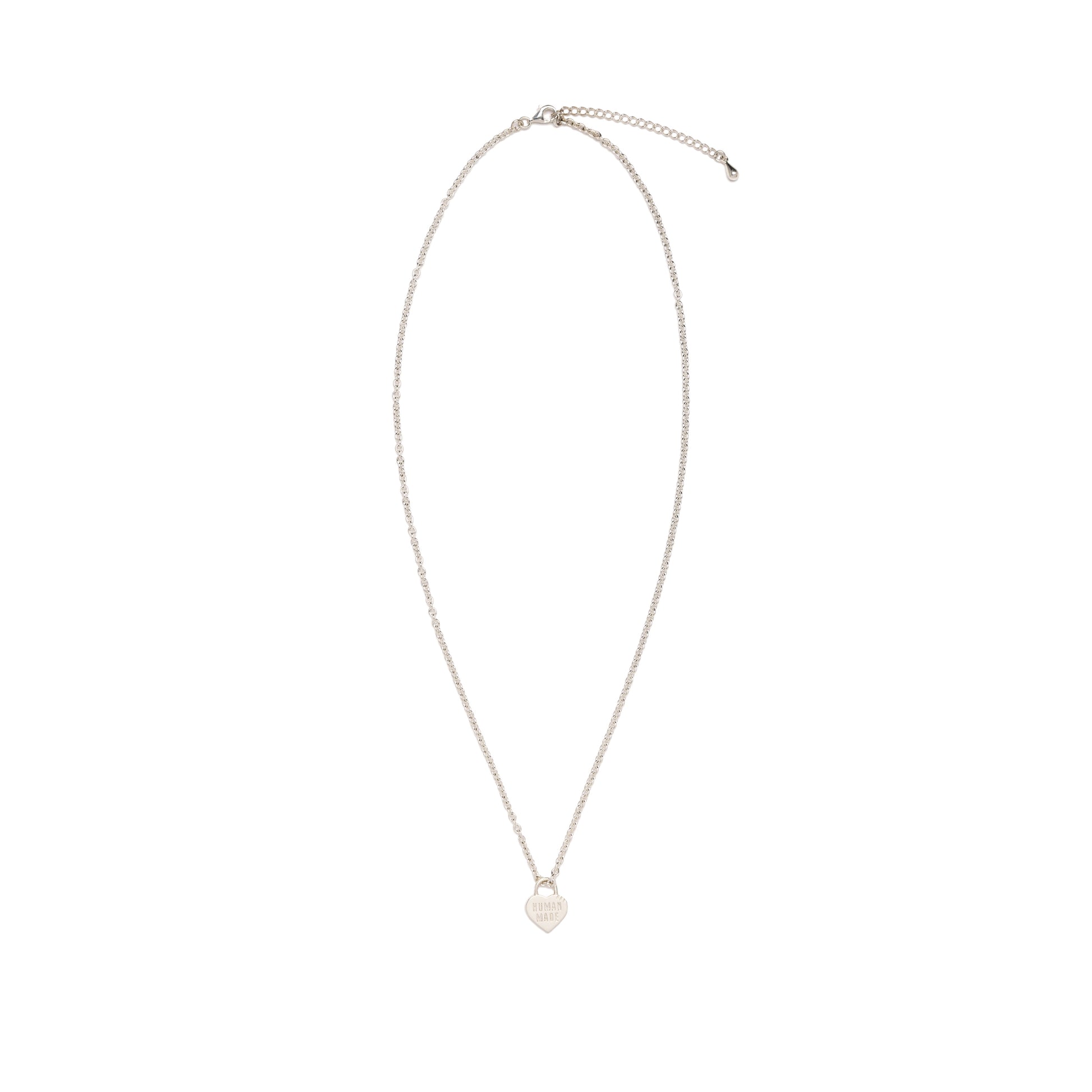 HUMAN MADE HEART SILVER NECKLACE SV-A