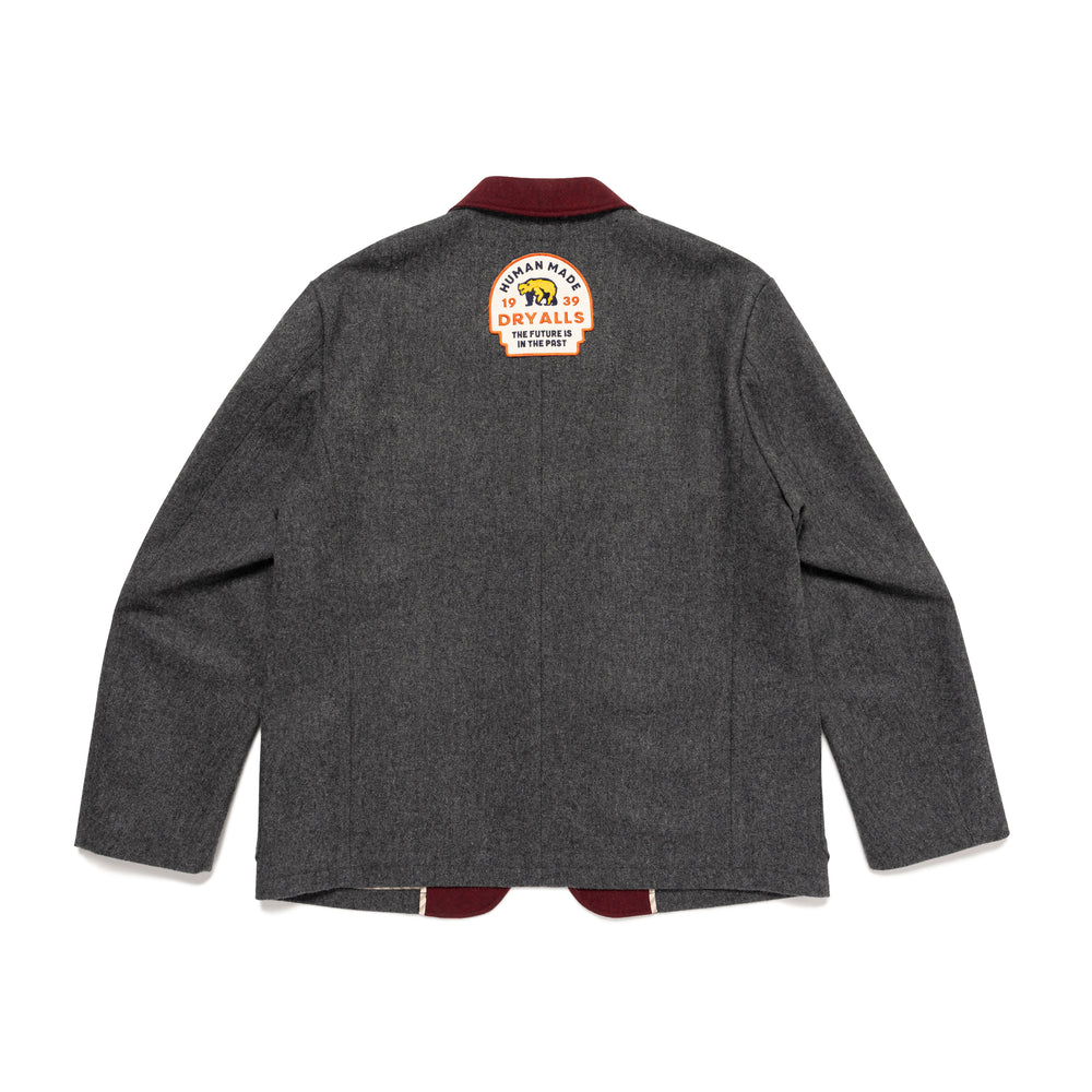 HUMAN MADE WOOL BLENDED JACKET GY-B
