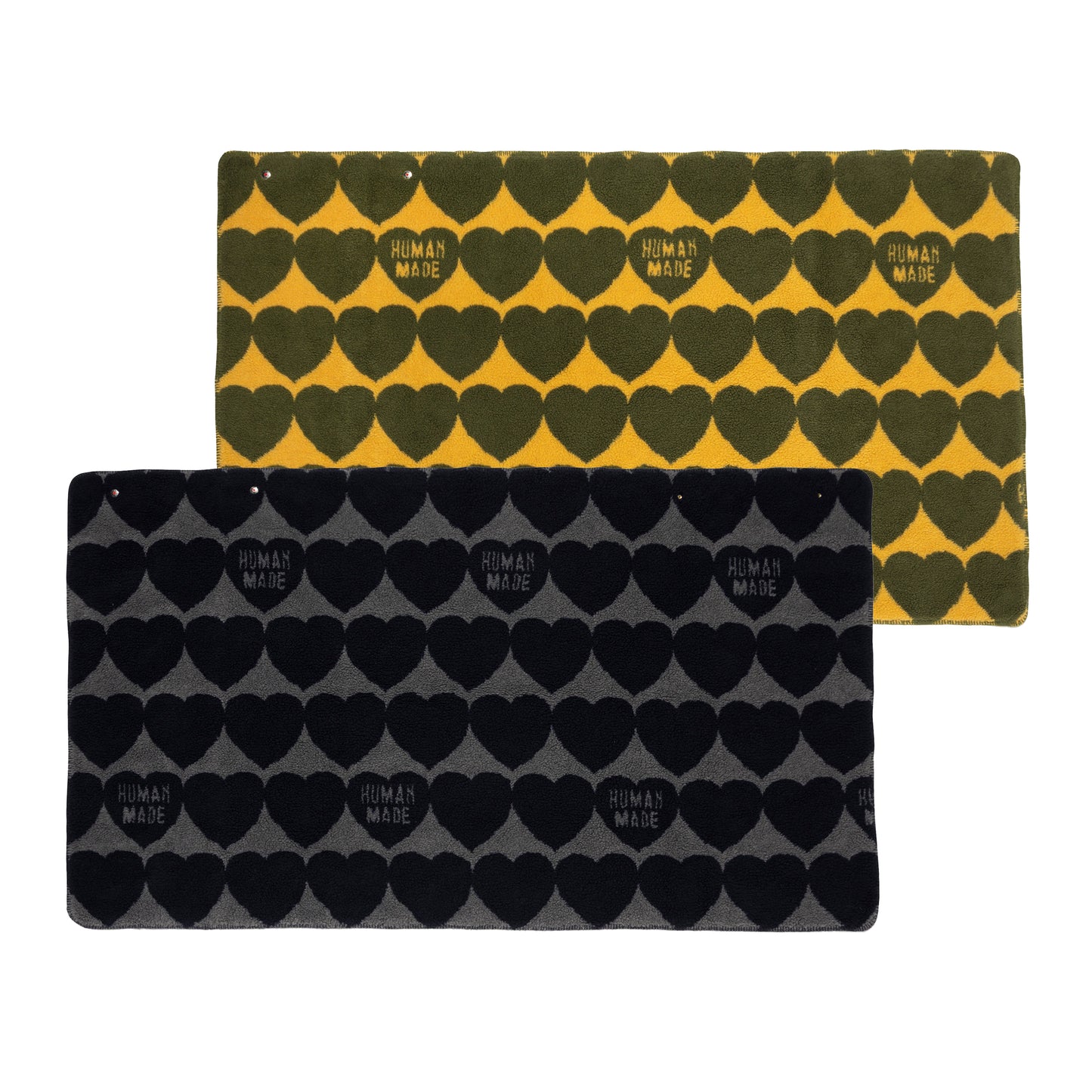 HUMAN MADE HEART FLEECE BLANKET 1-A