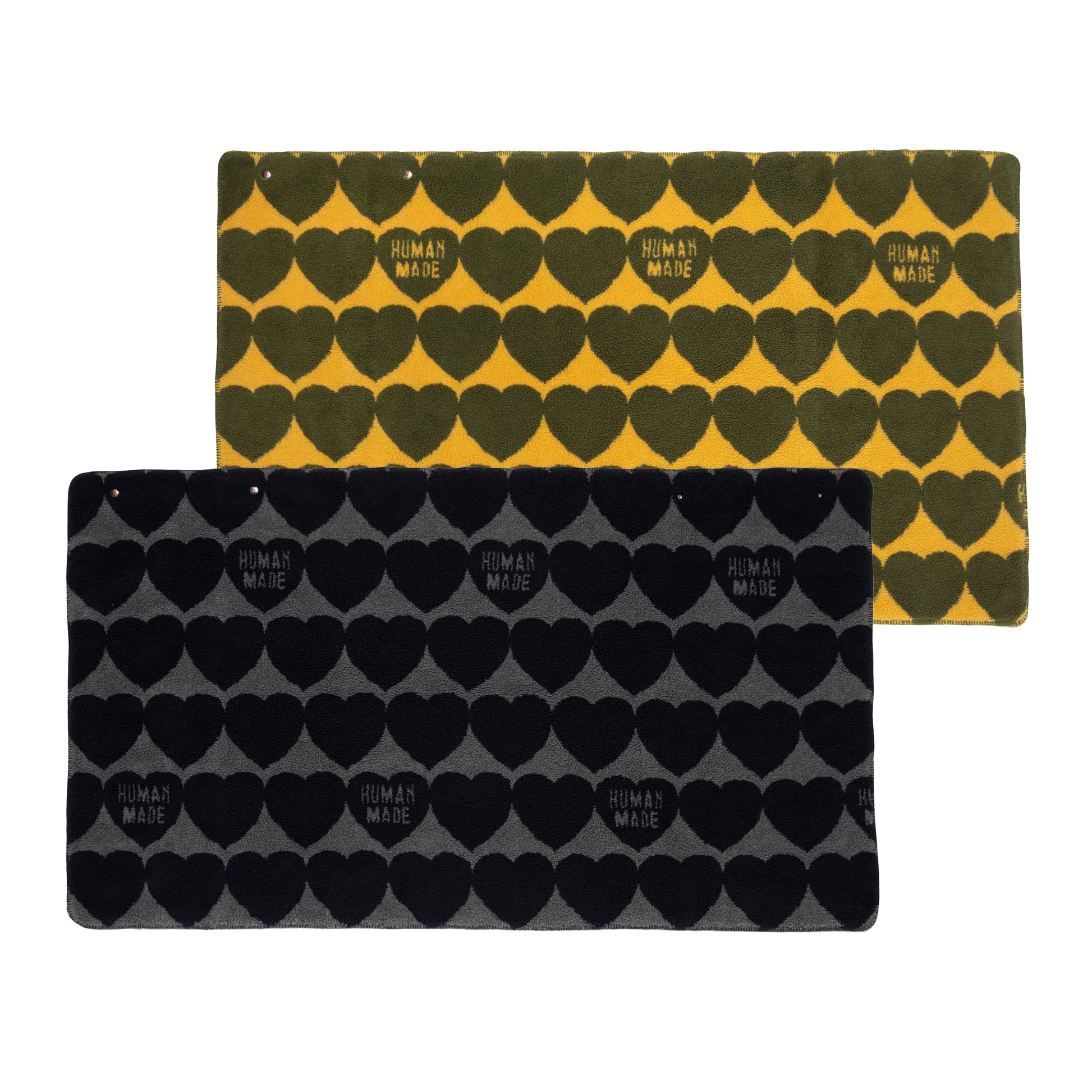 HUMAN MADE HEART FLEECE BLANKET 1-A