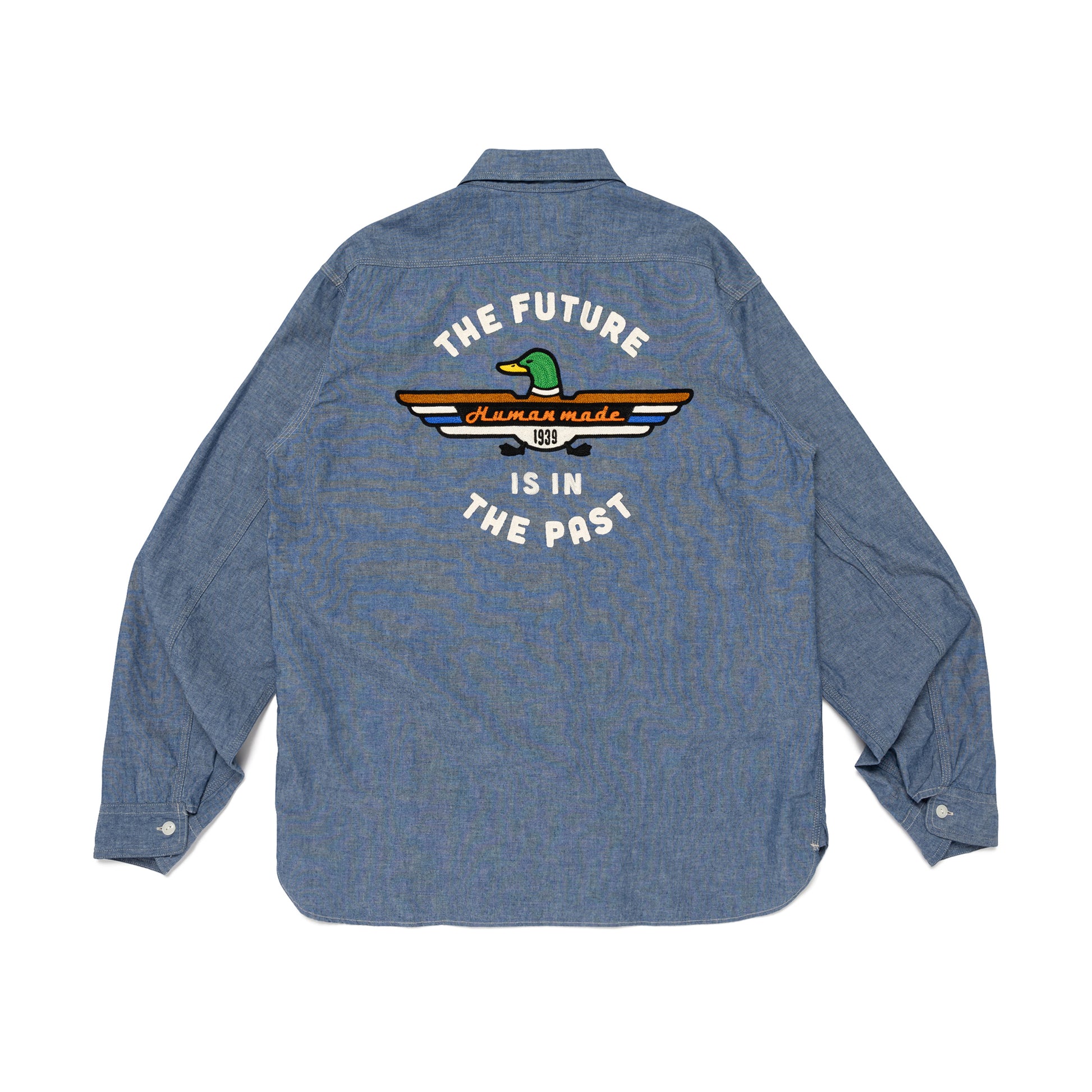 HUMAN MADE CHAMBRAY SHIRTBL-B