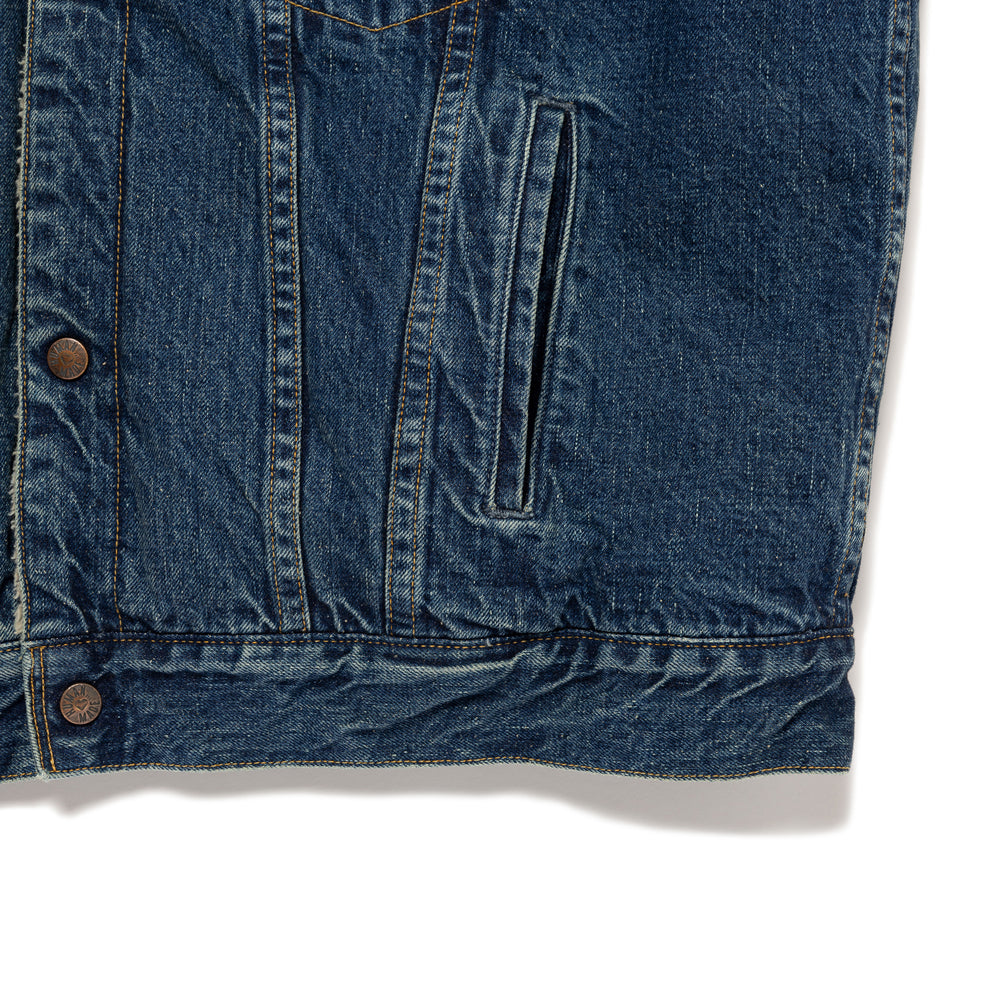 HUMAN MADE BOA LINED DENIM JACKET IN-F