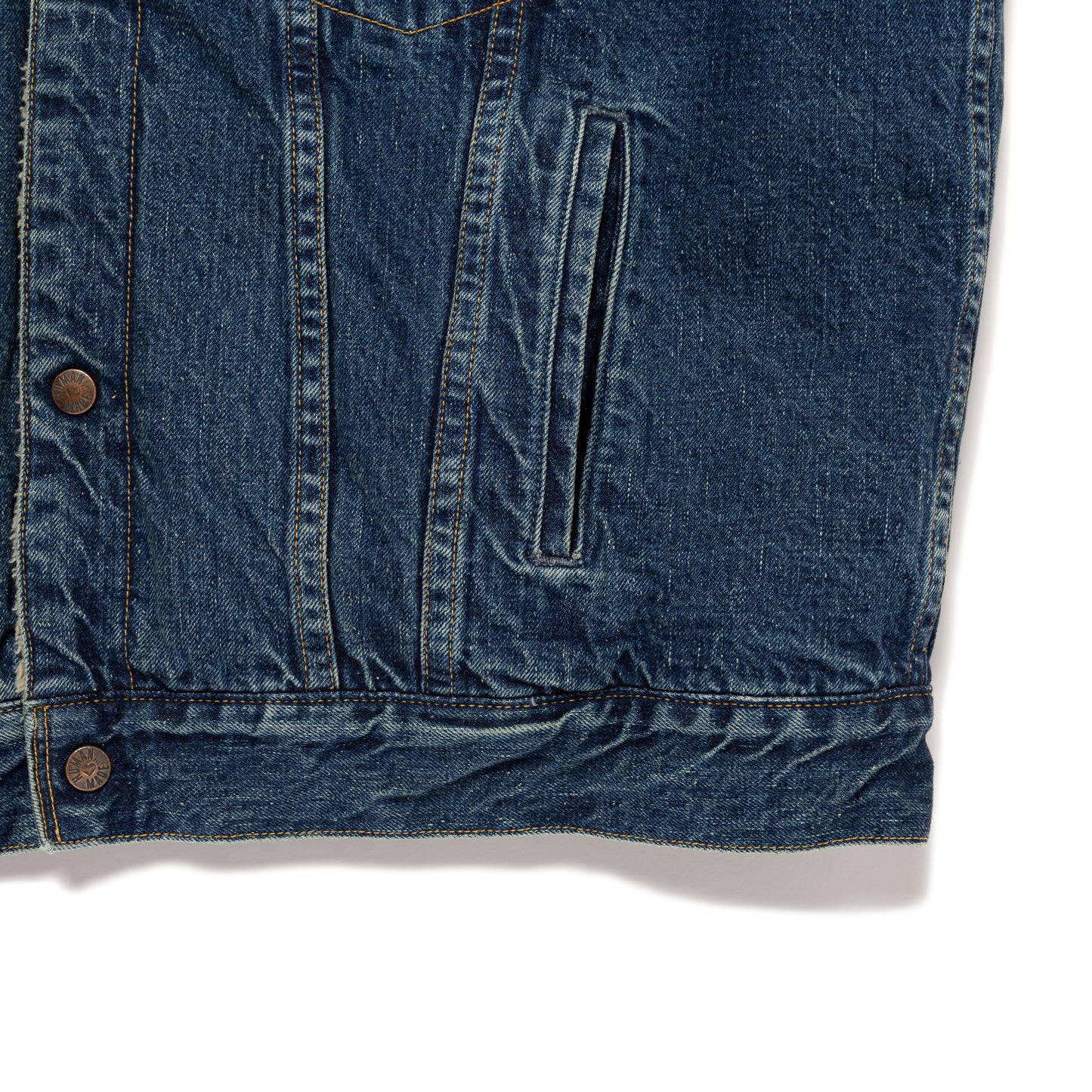 HUMAN MADE BOA LINED DENIM JACKET IN-F