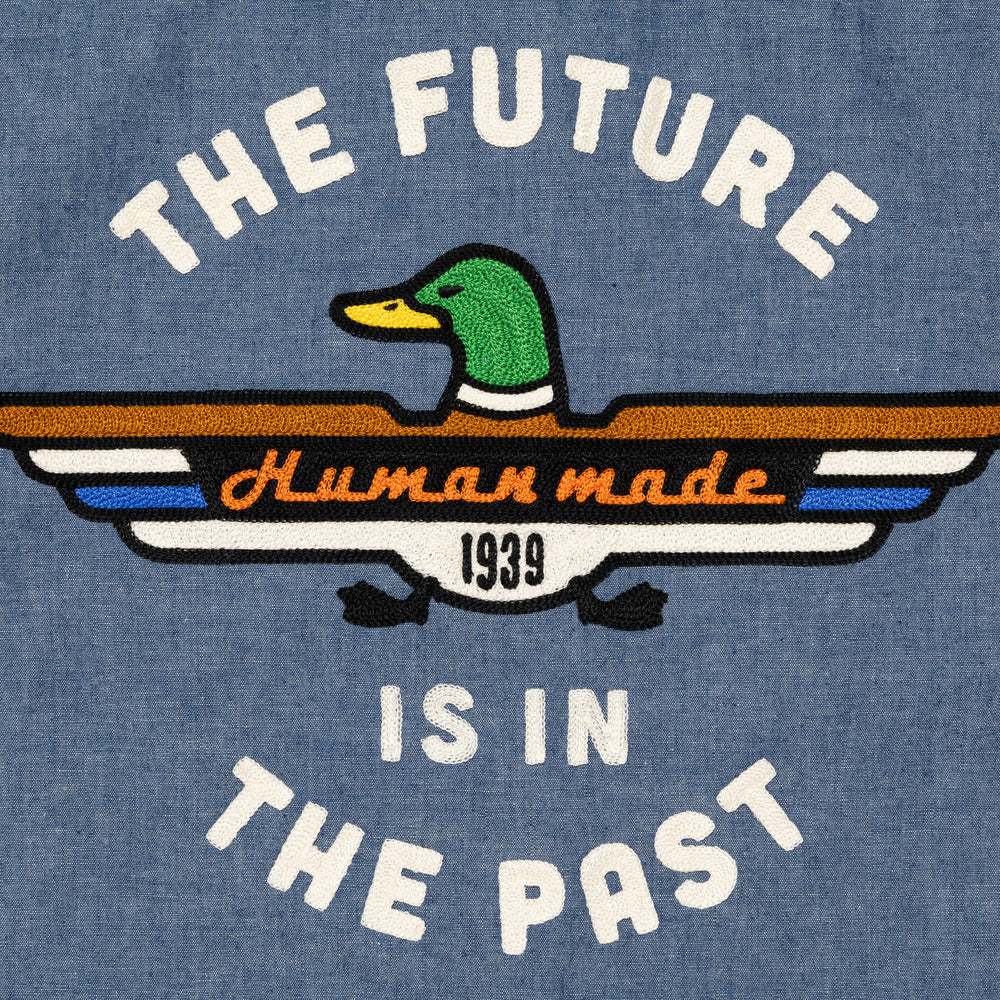 HUMAN MADE CHAMBRAY SHIRTBL-D