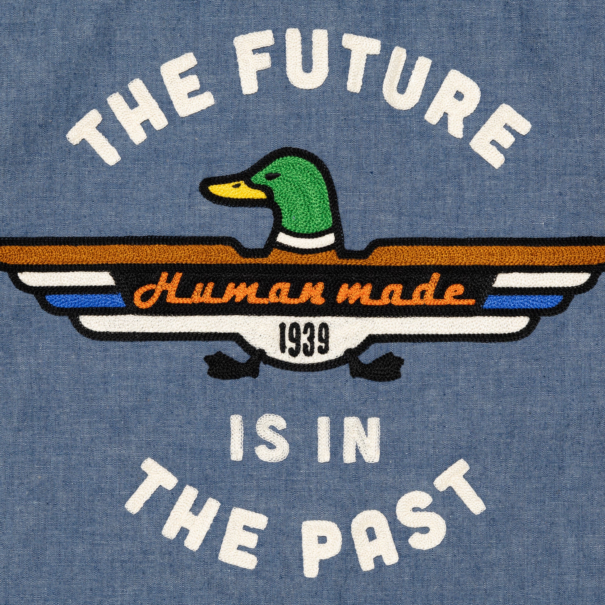 HUMAN MADE CHAMBRAY SHIRTBL-D