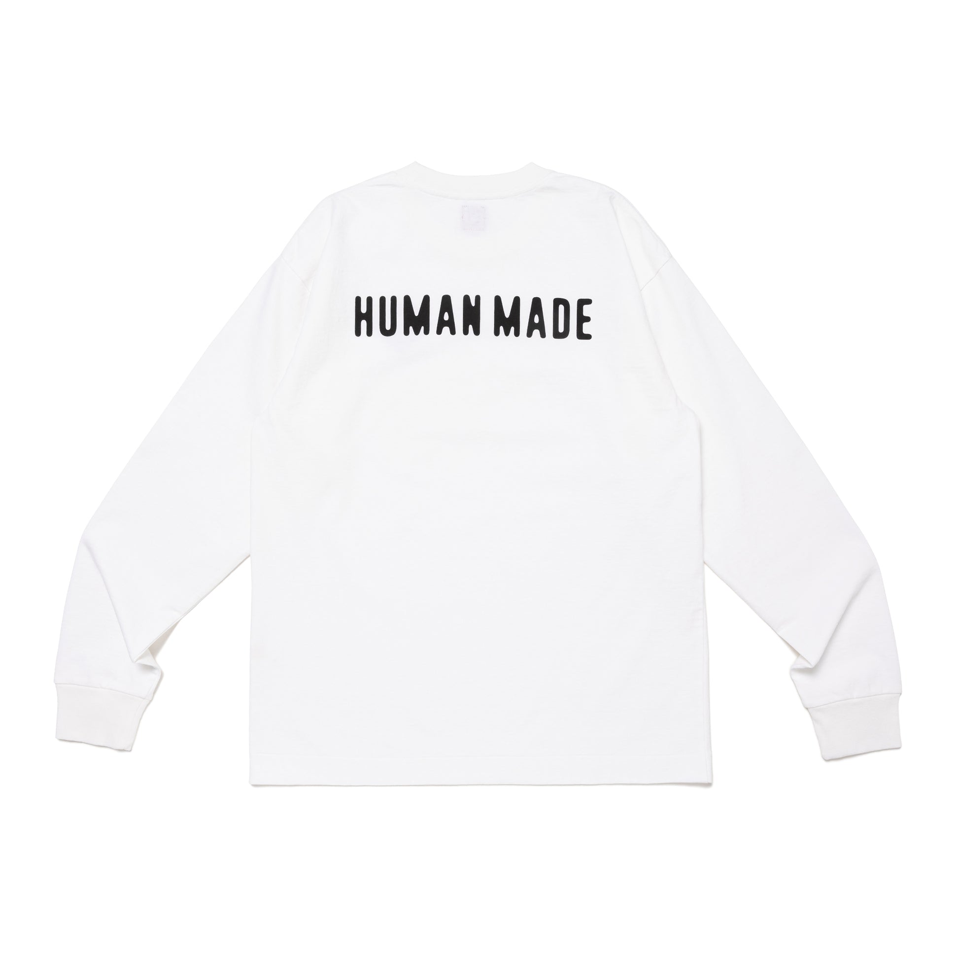 HUMAN MADE GRAPHIC L_S T-SHIRT WH-B