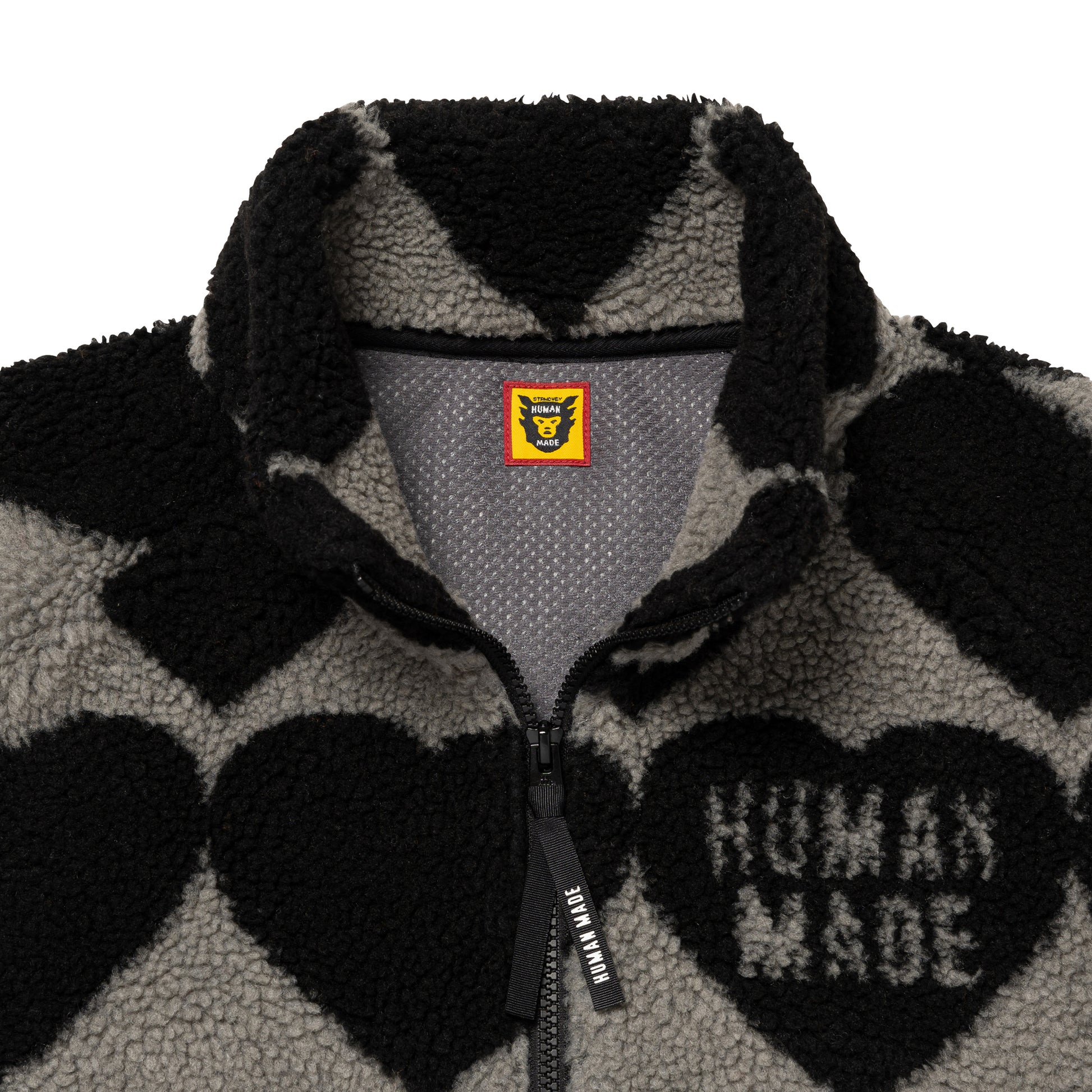 HUMAN MADE HEART FLEECE JACKET BK-C