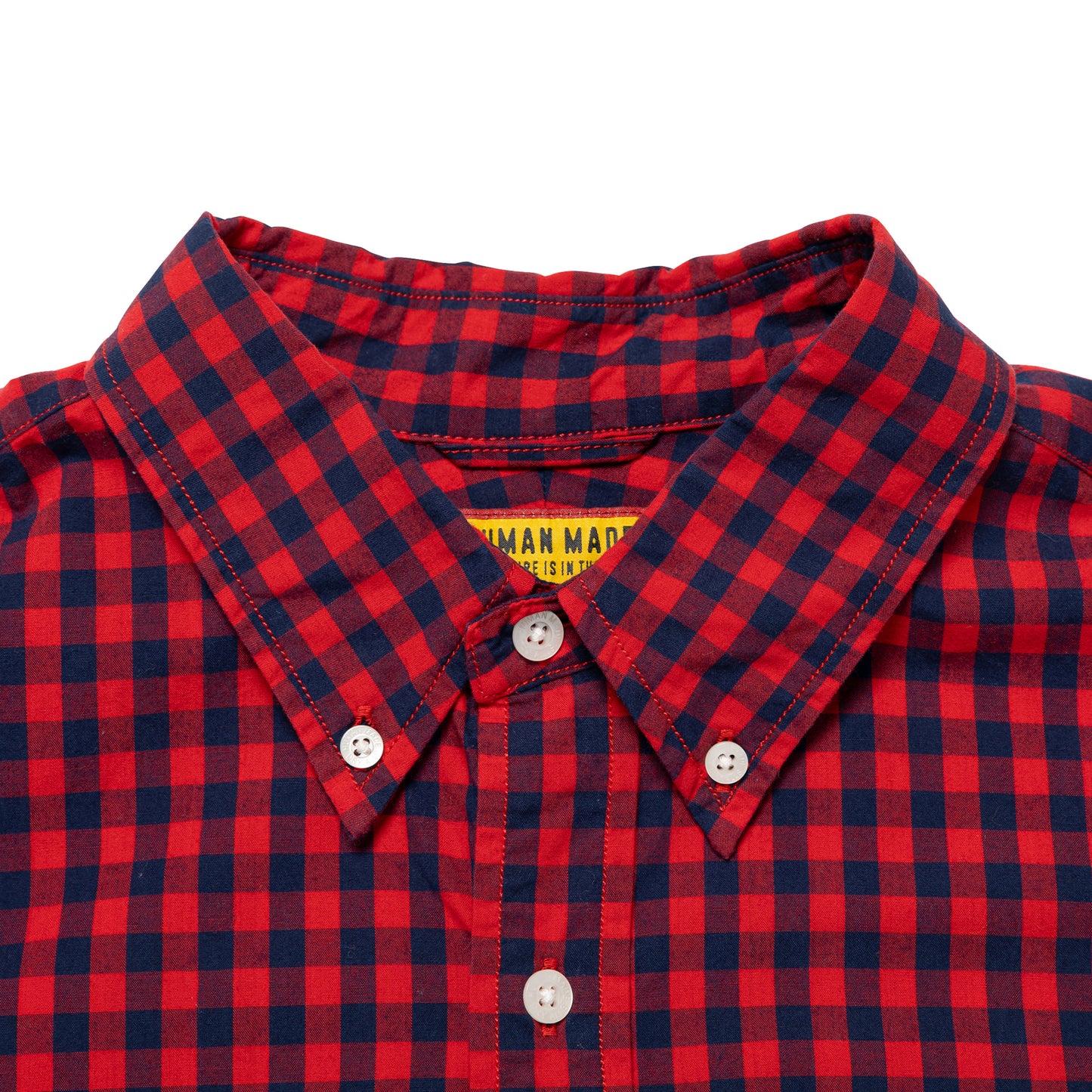 HUMAN MADE GINGHAM CHECK BD SHIRT RD-C