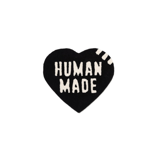 HUMAN MADE HEART RUG SMALL BK-B