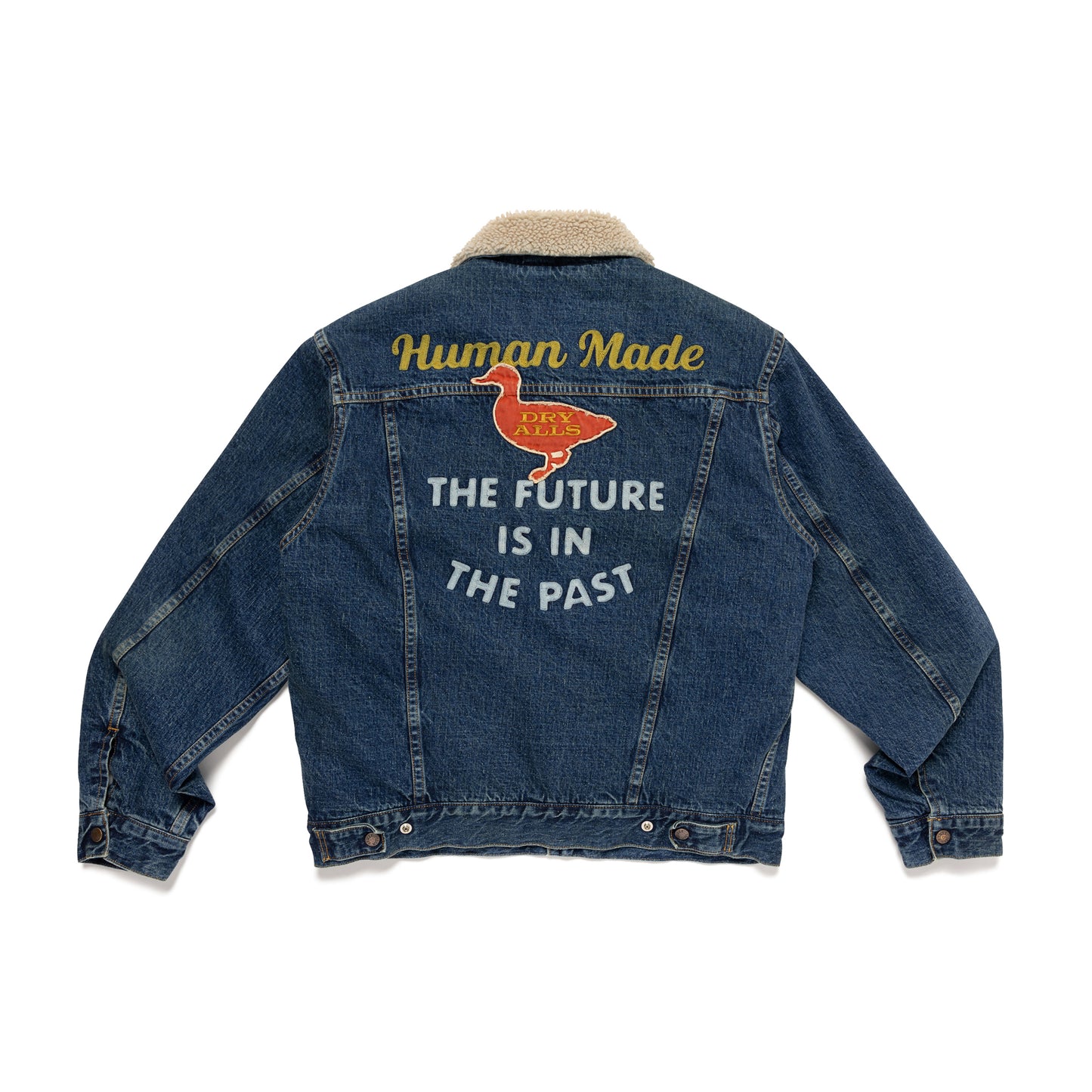 HUMAN MADE BOA LINED DENIM JACKET IN-B