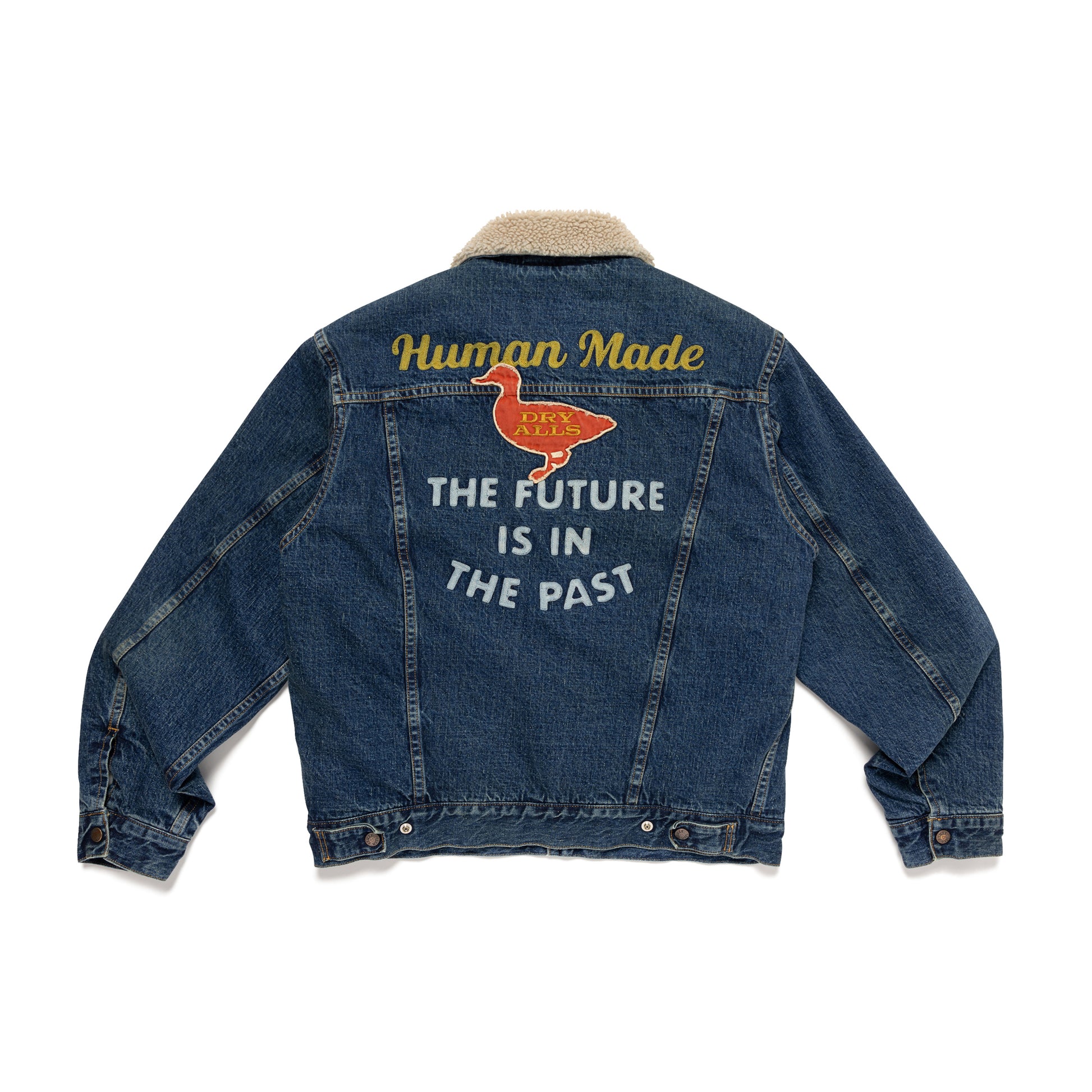 HUMAN MADE BOA LINED DENIM JACKET IN-B