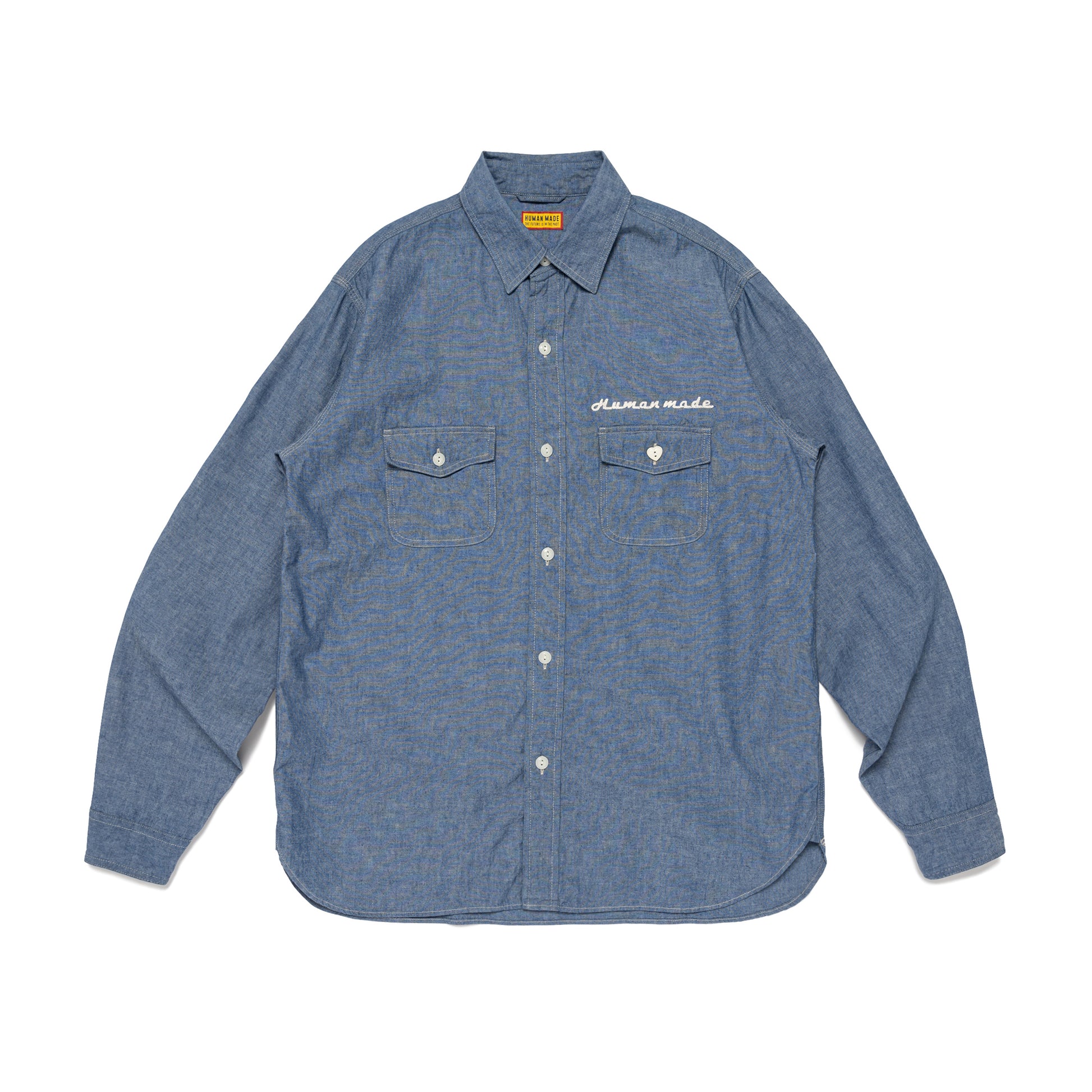 HUMAN MADE  CHAMBRAY SHIRT BL-A