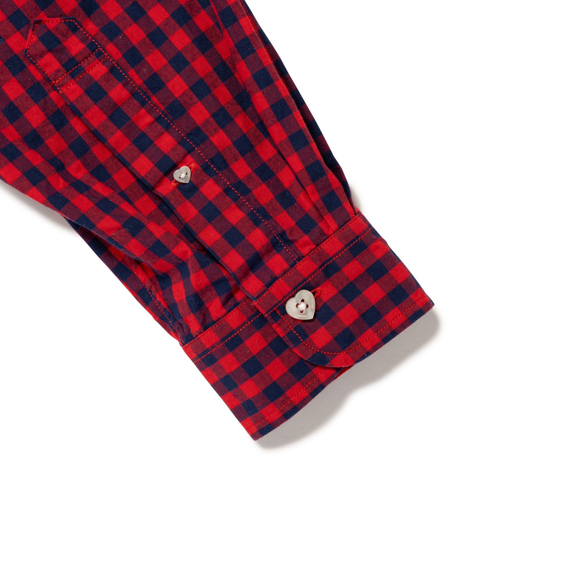 HUMAN MADE GINGHAM CHECK BD SHIRT RD-G