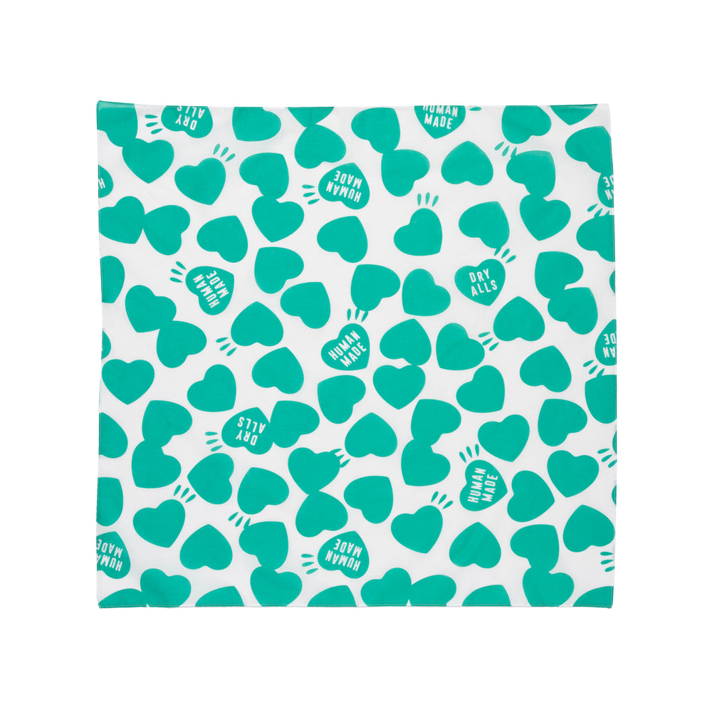 HUMAN MADE HEART BIG BANDANA GR-A