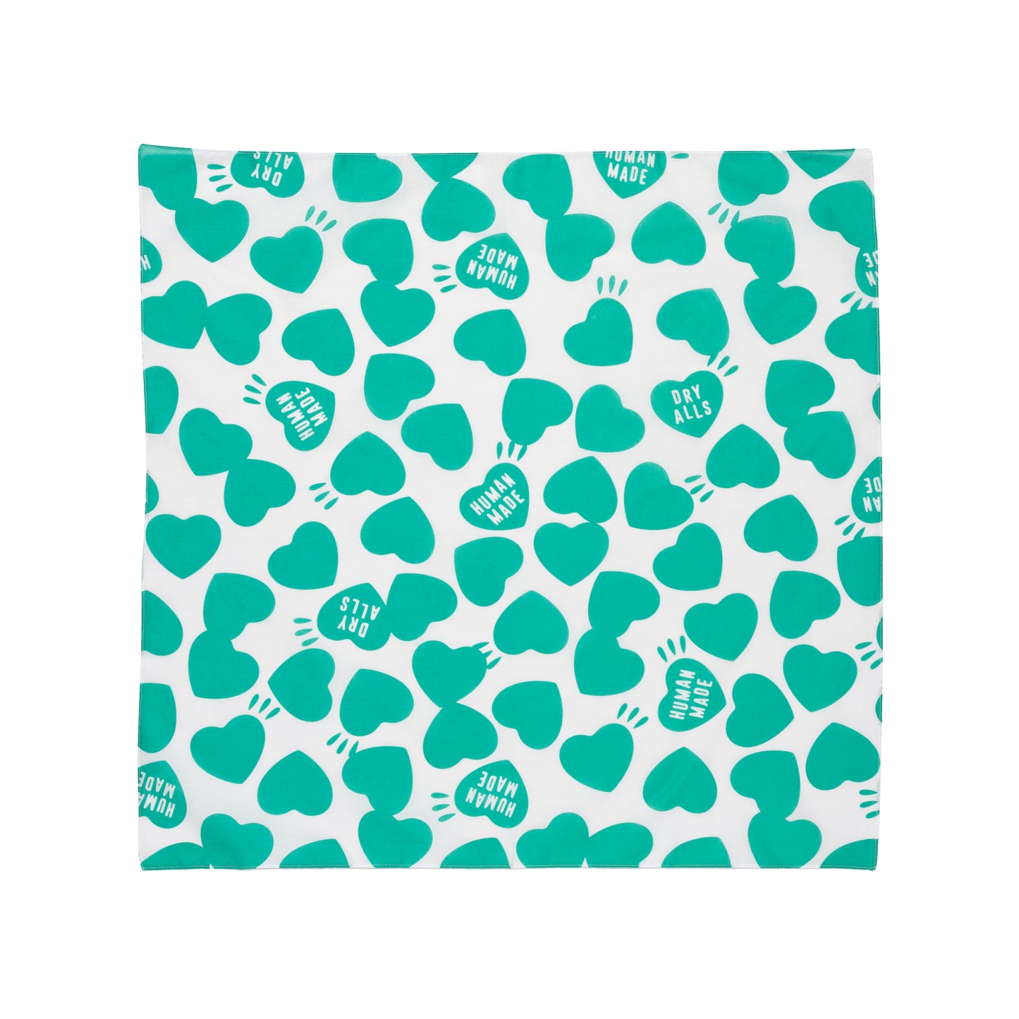 HUMAN MADE HEART BIG BANDANA GR-A