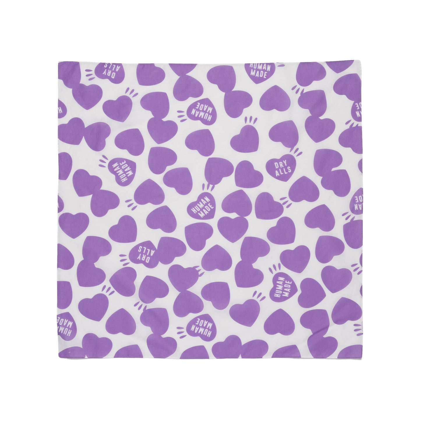 HUMAN MADE HEART BIG BANDANA PP-A