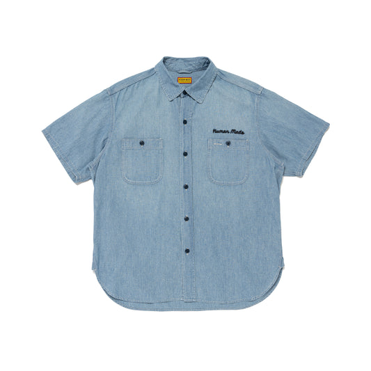 HUMAN MADE CHAMBRAY S_S SHIRT IN-A