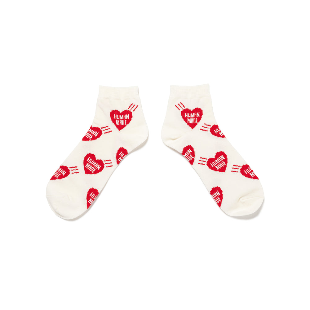 HUMAN MADE SHORT HEART PATTERN SOCKS 3-B