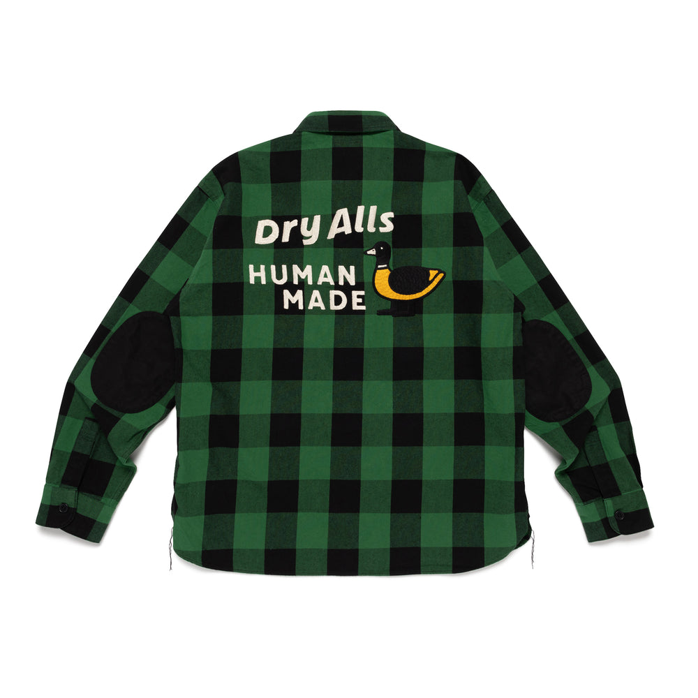 HUMAN MADE HM31-SH-009 CHECK HALF-ZIP SHIRT 2-B