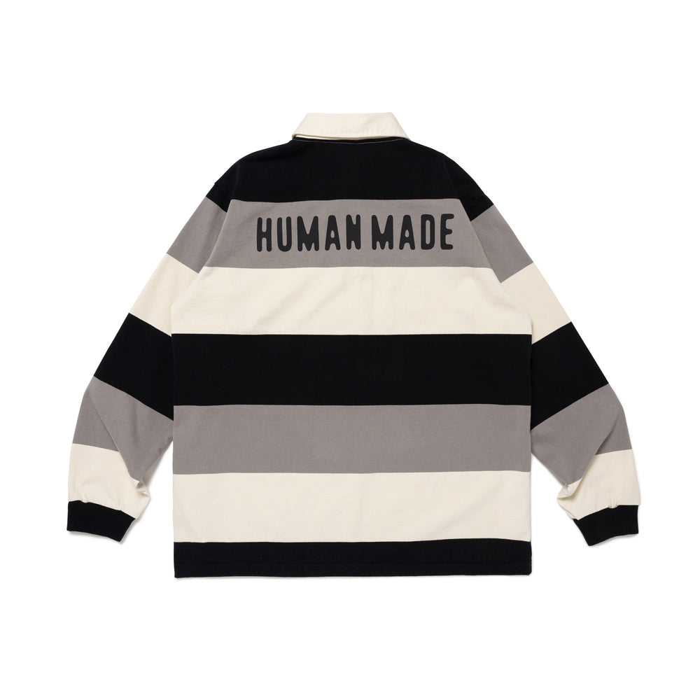 HUMAN MADE RUGBY SHIRT BK-B