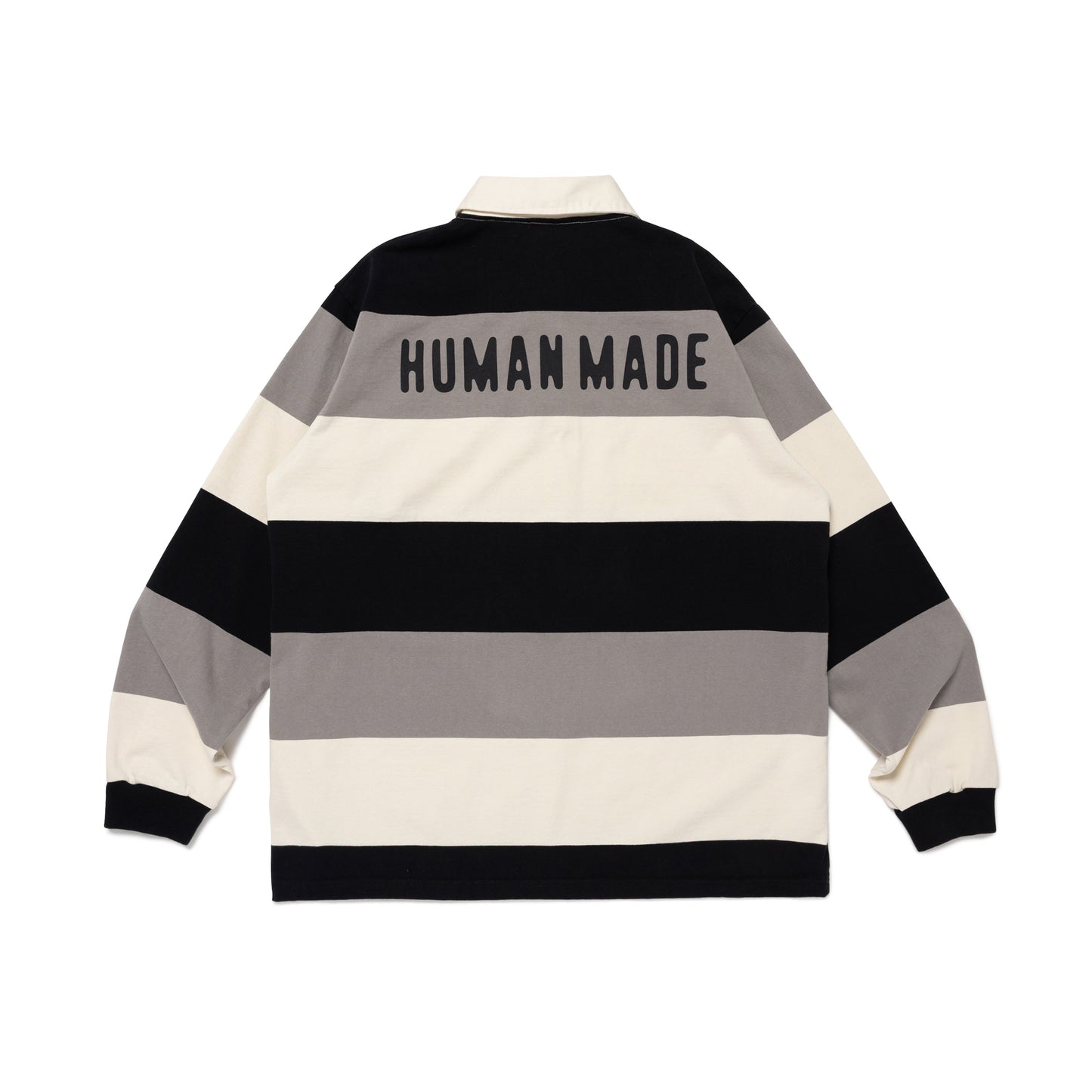 HUMAN MADE RUGBY SHIRT BK-B