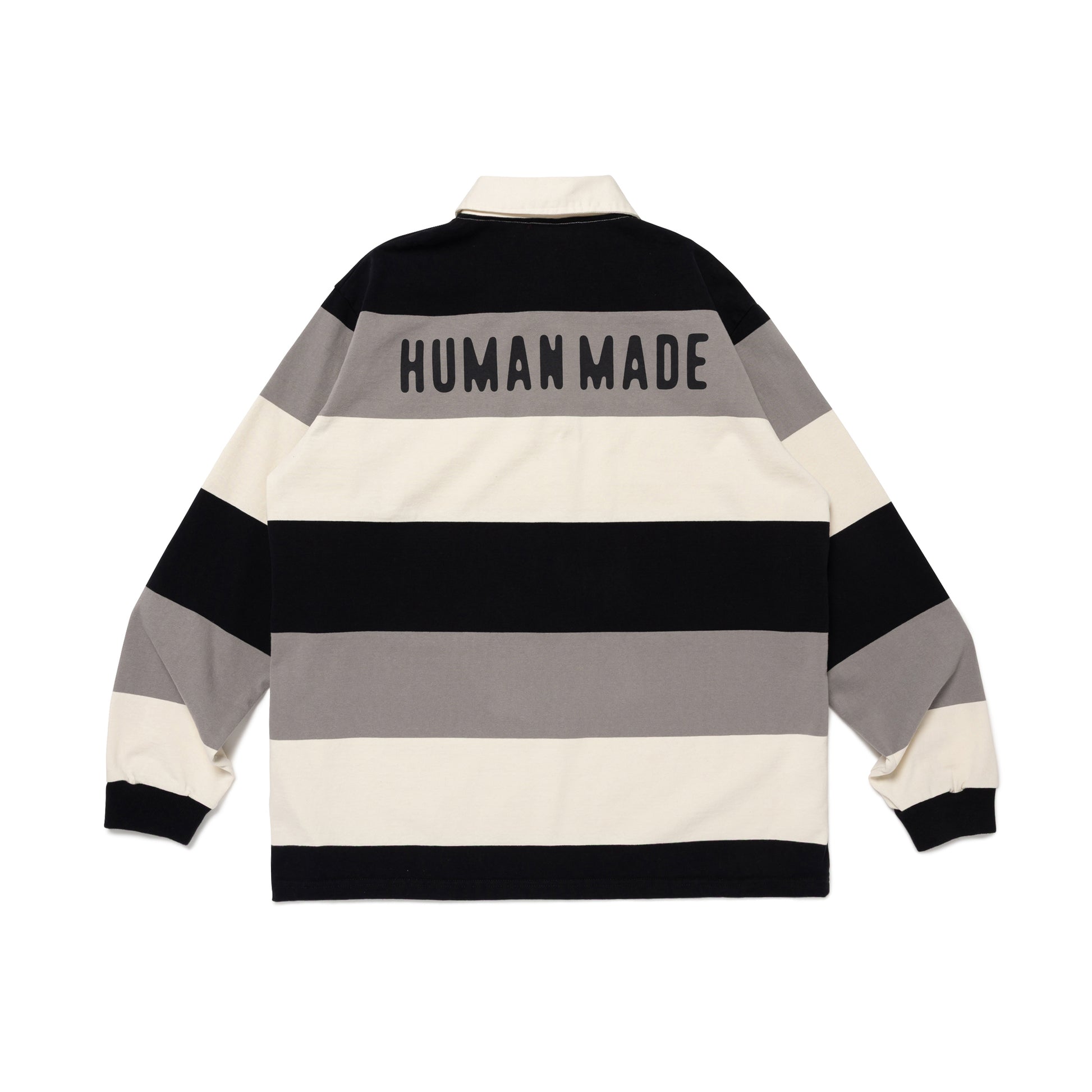 HUMAN MADE RUGBY SHIRT BK-B