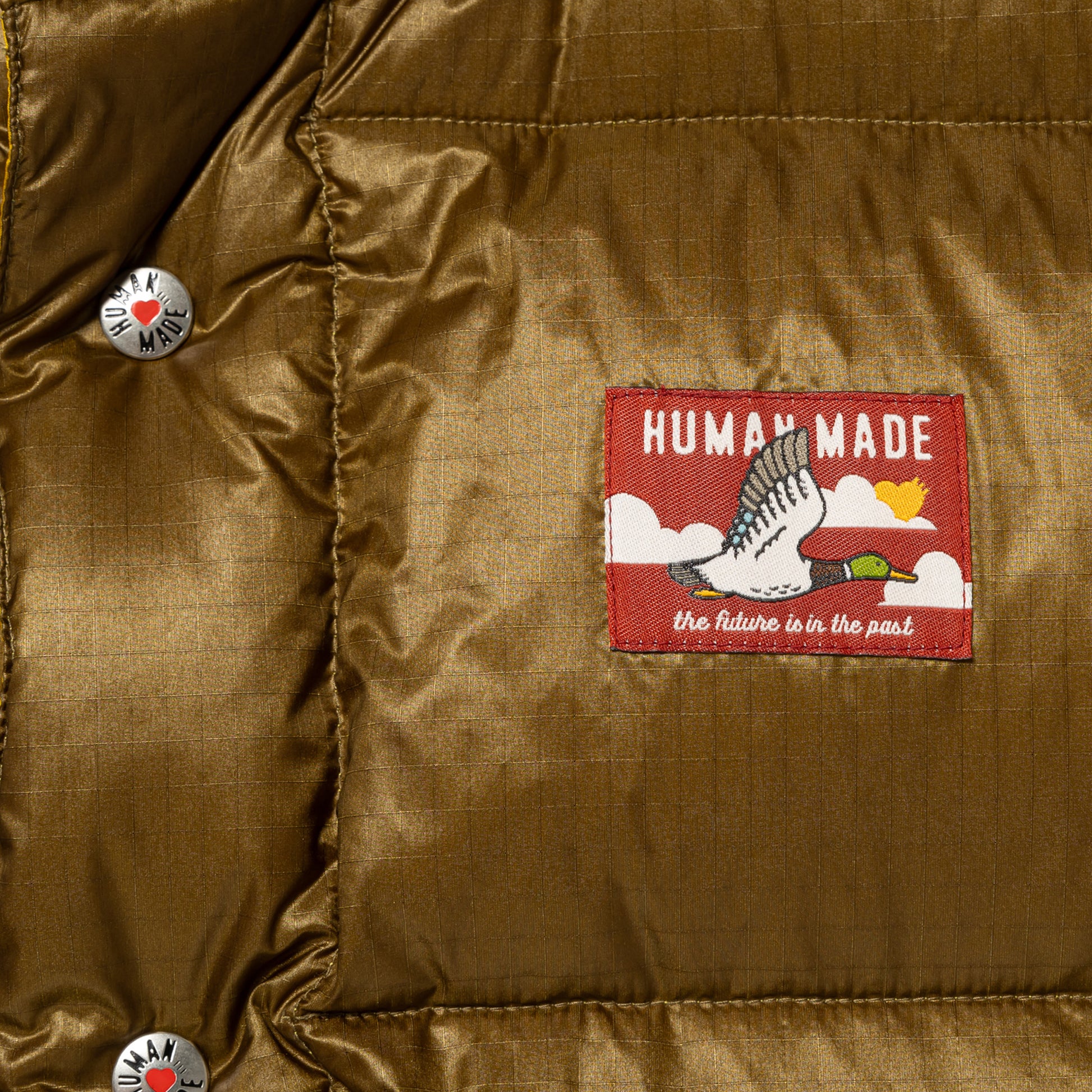 HUMAN MADE  REVERSIBLE DOWN VESTOB-E