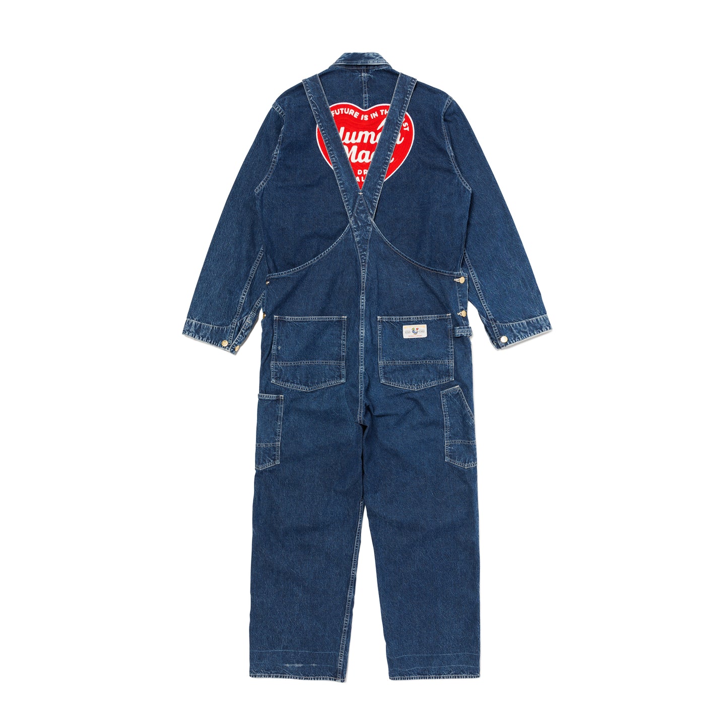 HUMAN MADE  DENIM JUMPSUIT IN -B