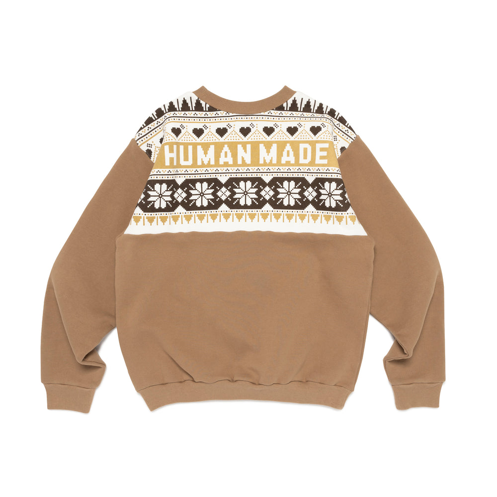 HUMAN MADE SNOWFLAKES SWEATSHIRT BG-B