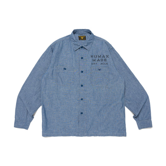 HUMAN MADE MILITARY CHAMBRAY SHIRT ID-A