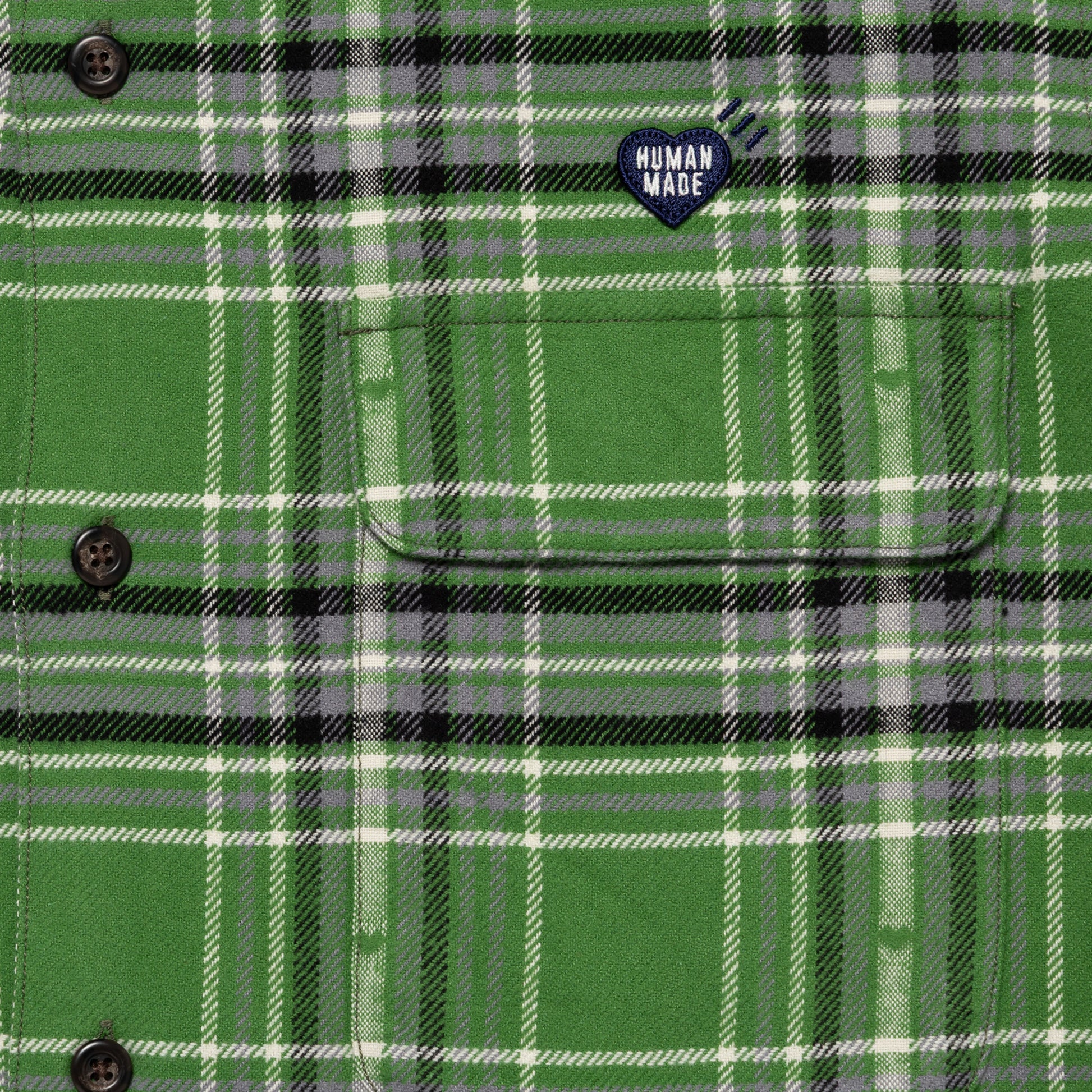 HUMAN MADE FLANNEL CHECK SHIRT GR-D