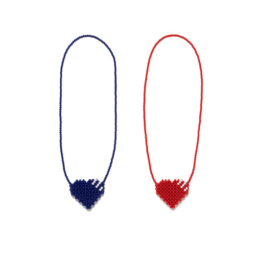 HUMAN MADE HEART BEADED BAG 1-A