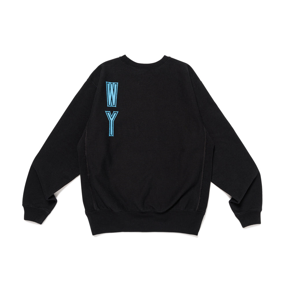 WASTED YOUTH HEAVY WEIGHT SWEATSHIRT#1 BK-B